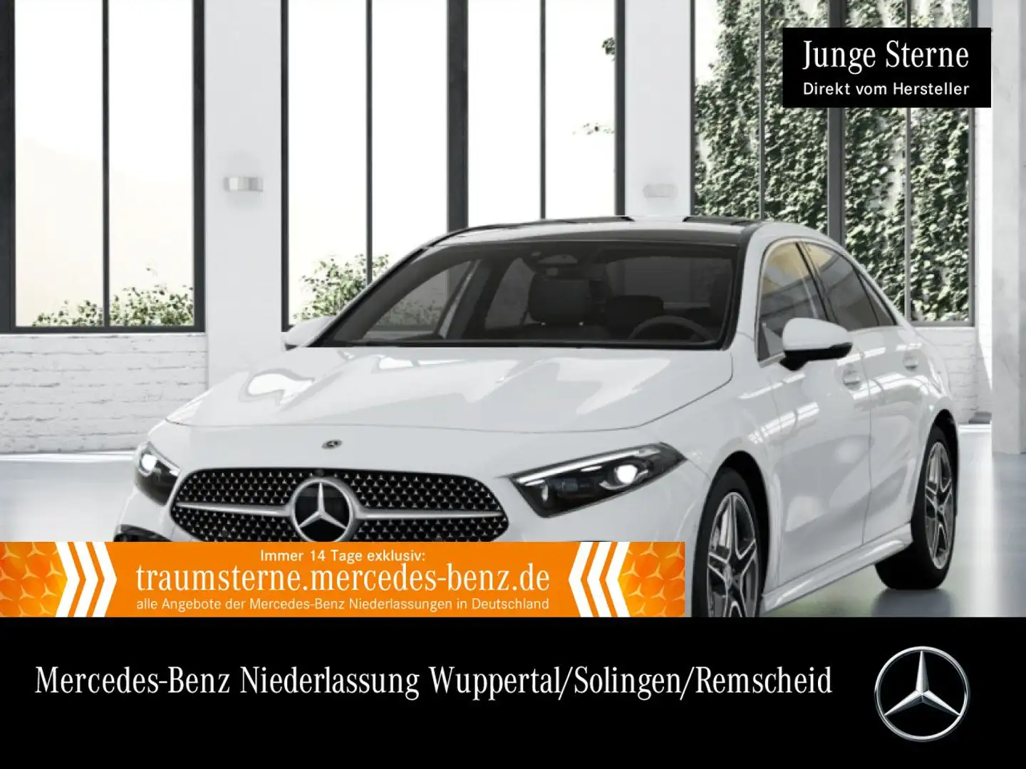 Mercedes-Benz A 220 d Lim AMG+PANO+360°+MULTIBEAM+TOTW+KEYLESS Weiß - 1