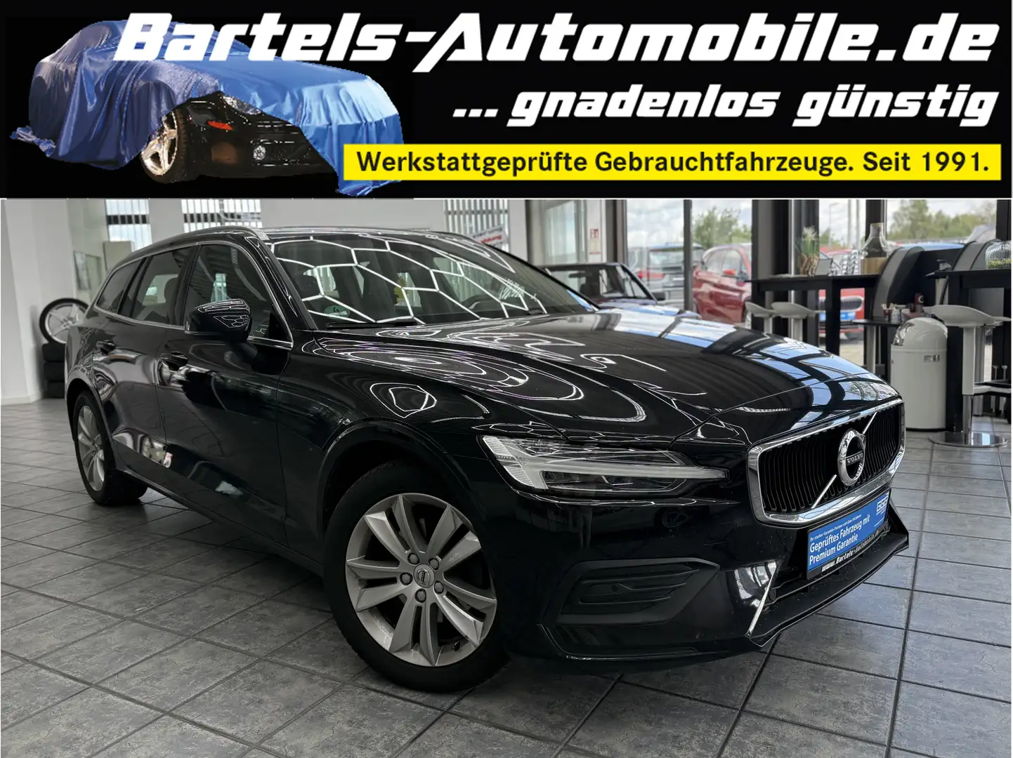 Volvo V60 D3 Momentum Pro, LED, Navi, Leder, Kamera Zwart - 1