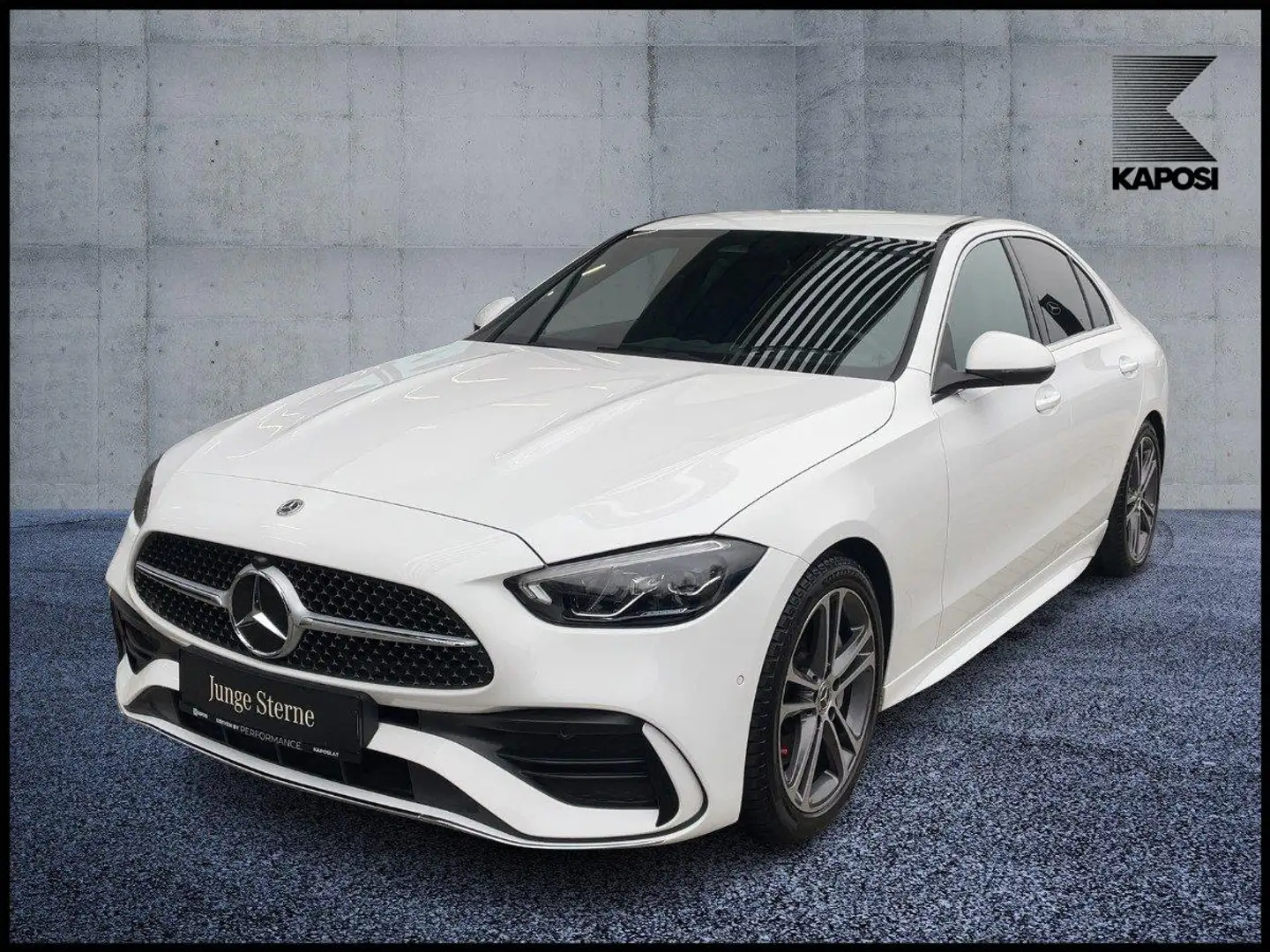 Mercedes-Benz C 200 4MATIC SpurW PDC SHZ LED SpurH Ambi Sportp. Weiß - 1
