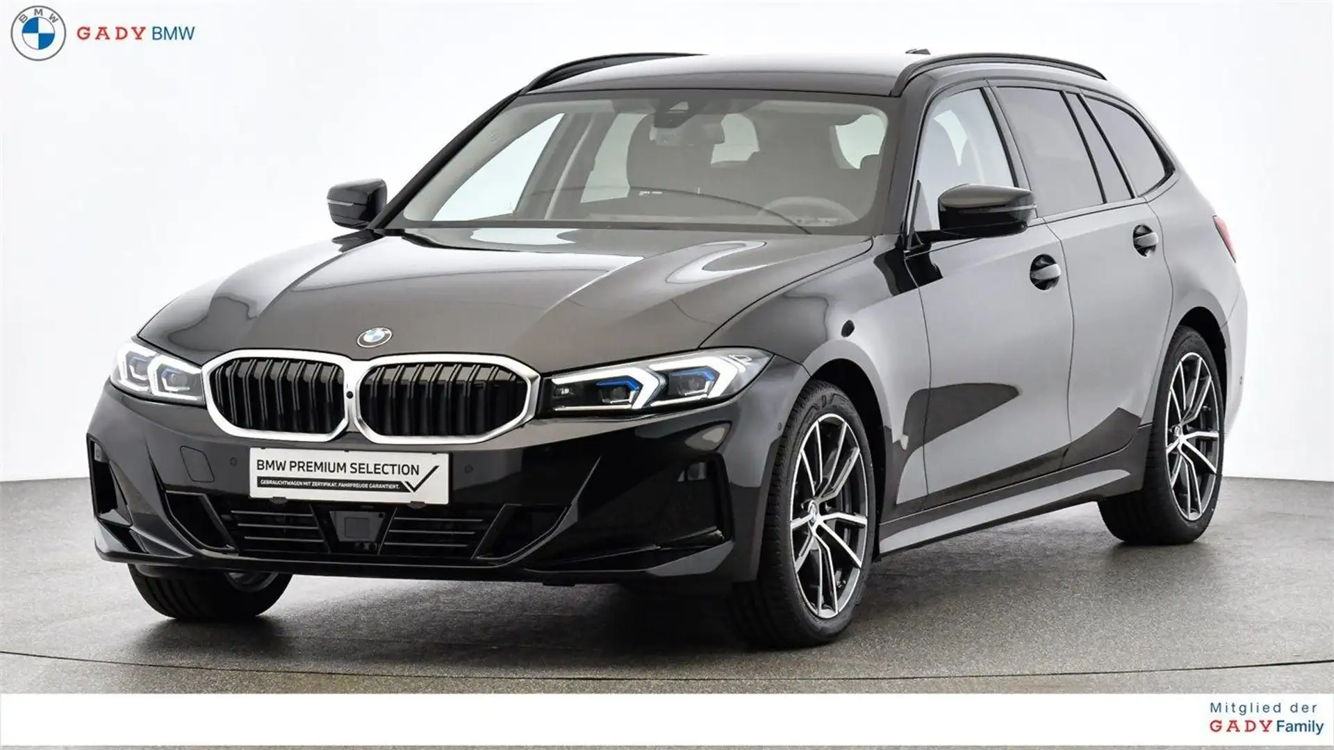 BMW 318 d Schwarz - 1