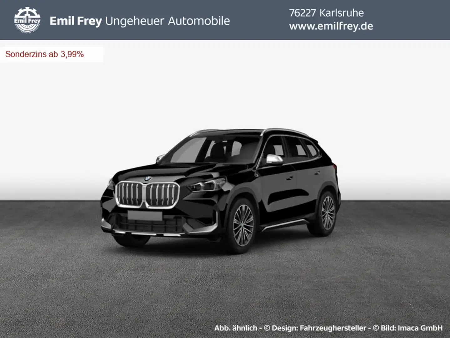 BMW X1 sDrive18d Aut. M Sport Czarny - 1