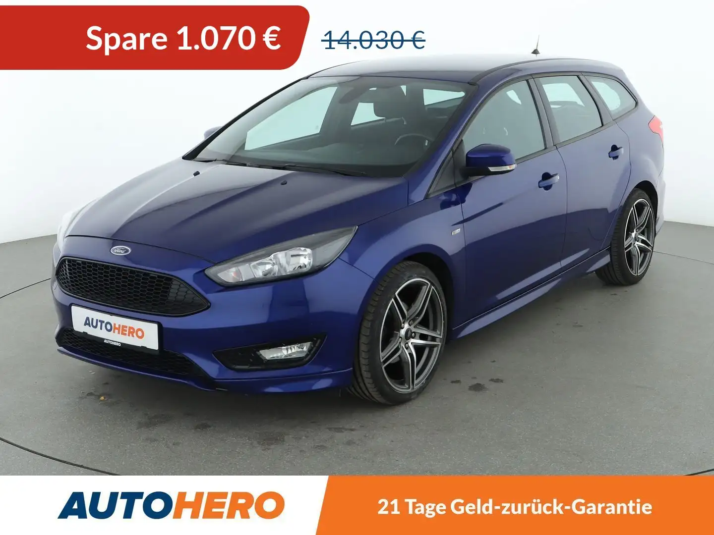 Ford Focus 1.0 EcoBoost ST-Line*TEMPO*PDC*SHZ*KLIMA*GARANTIE* Blau - 1