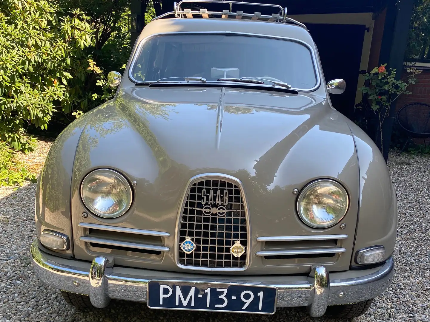 Saab 95 De station uitvoering van de Saab 96 Beige - 2