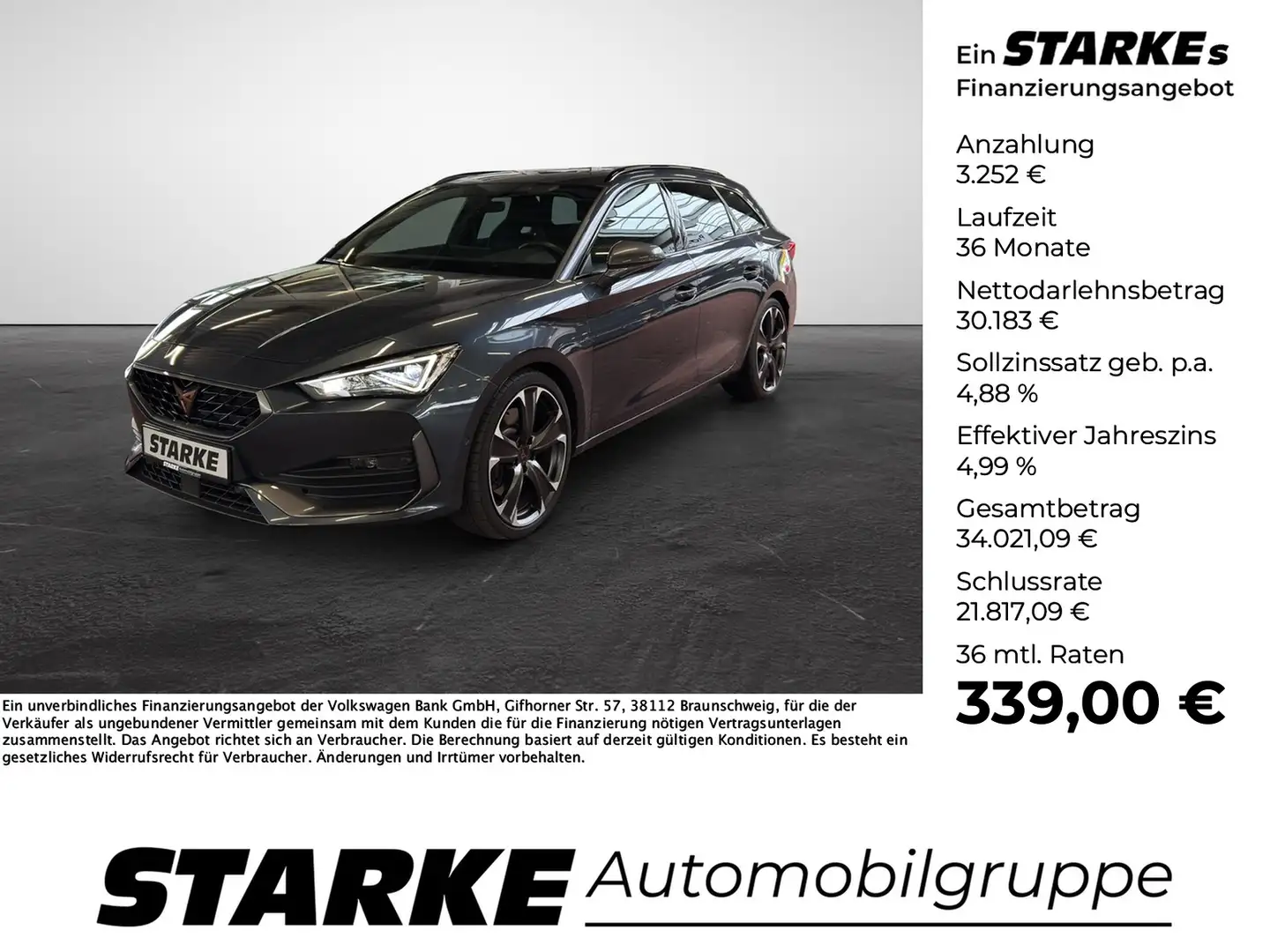 CUPRA Leon ST VZ 2.0 TSI DSG 4Drive Grau - 1