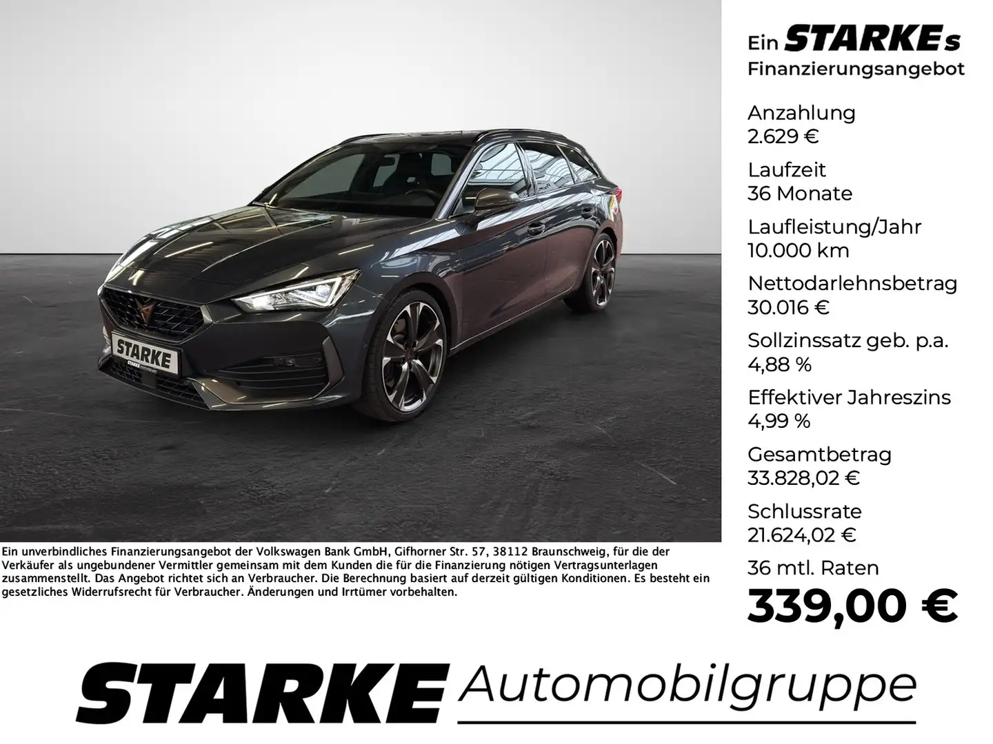 CUPRA Leon ST VZ 2.0 TSI DSG 4Drive Grau - 1