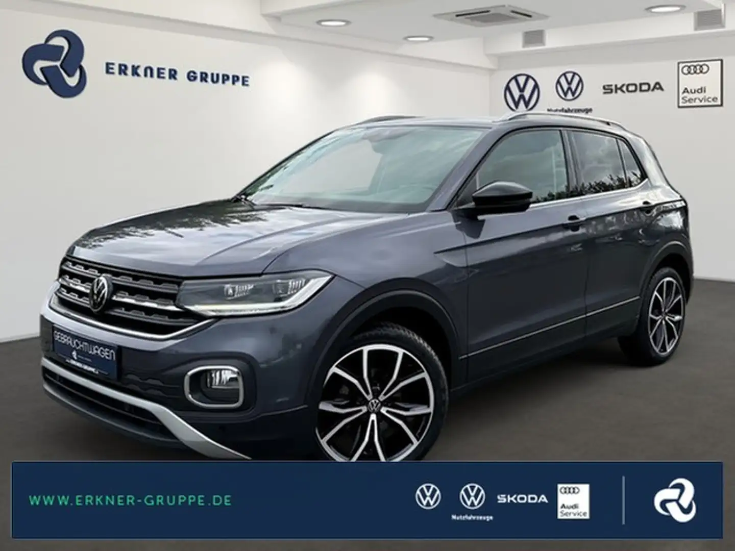 Volkswagen T-Cross 1.0TSI DSG Style LED+DIGIPRO+ACC+KAM+++ Grau - 1