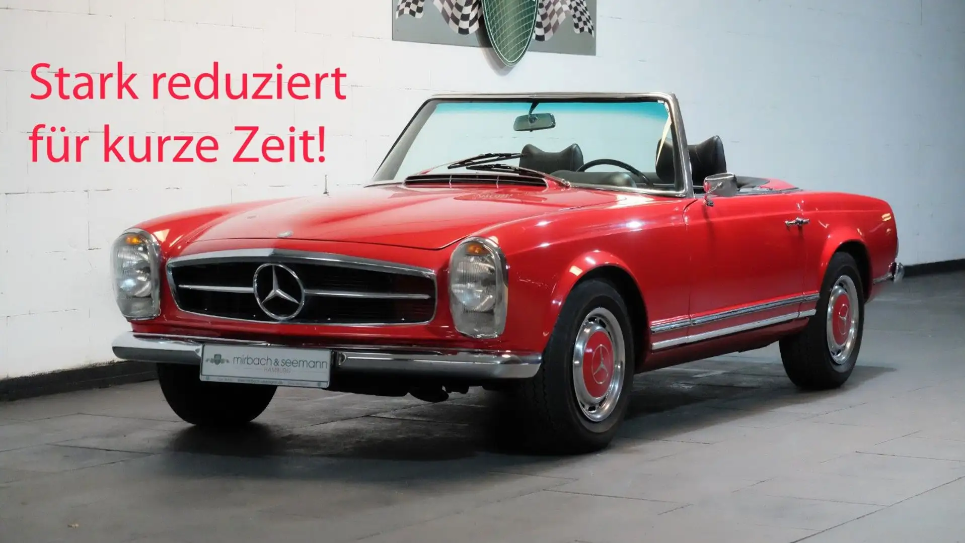 Mercedes-Benz 230 SL Pagode Sportler mit Schaltgetriebe Rouge - 1