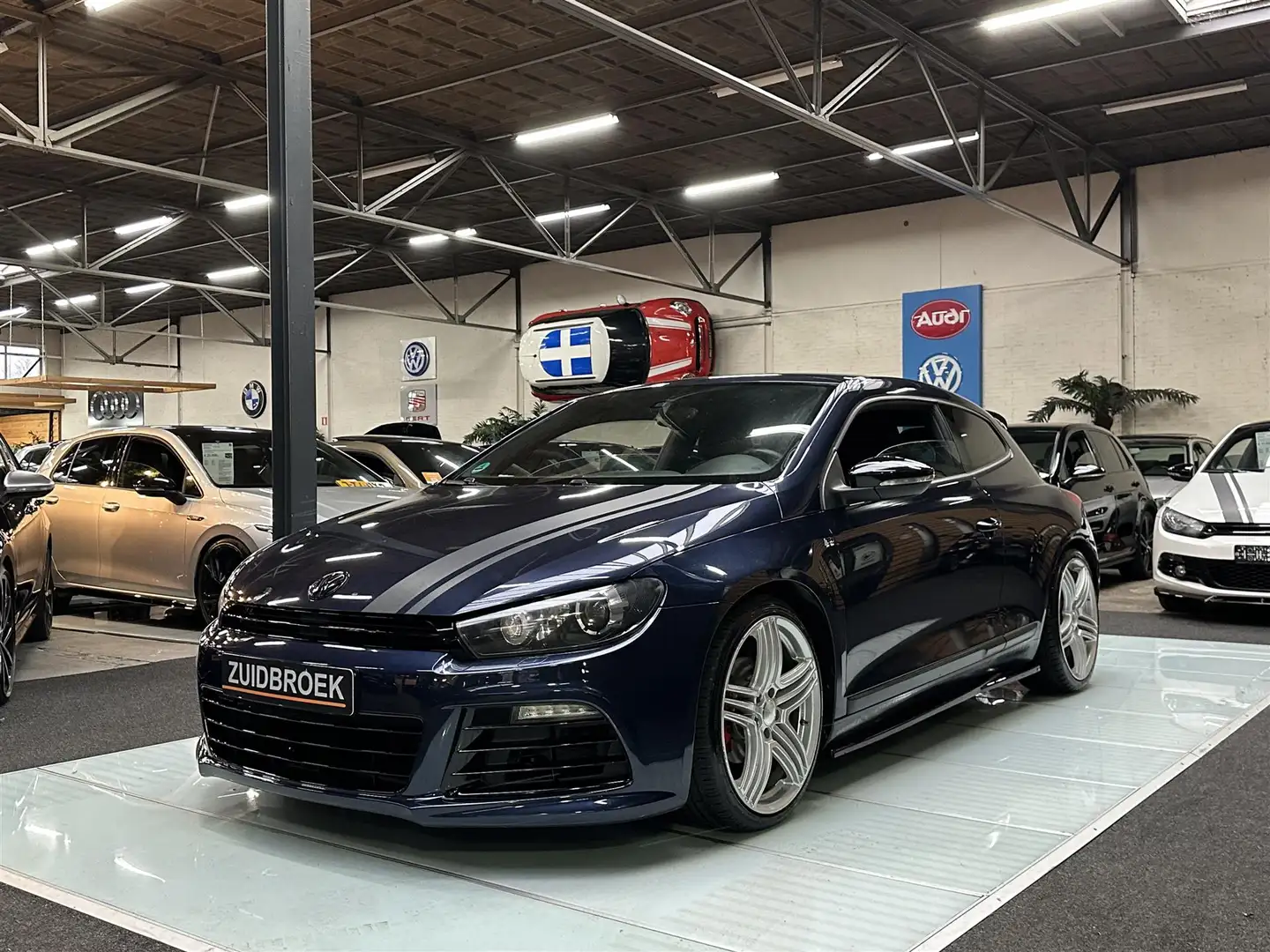 Volkswagen Scirocco 1.4 TSI 122PK R20 MAXTON Clima Airco Stuurbed. Blauw - 1