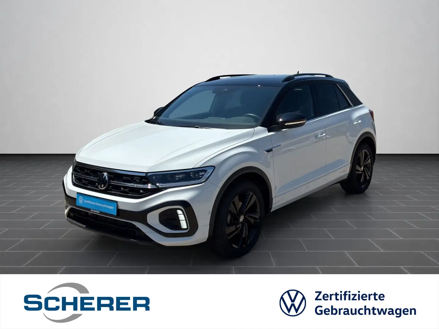 Volkswagen T-Roc R line 1.5 TSI DSG LED+ NAVI EPH ACC Weiß - 1