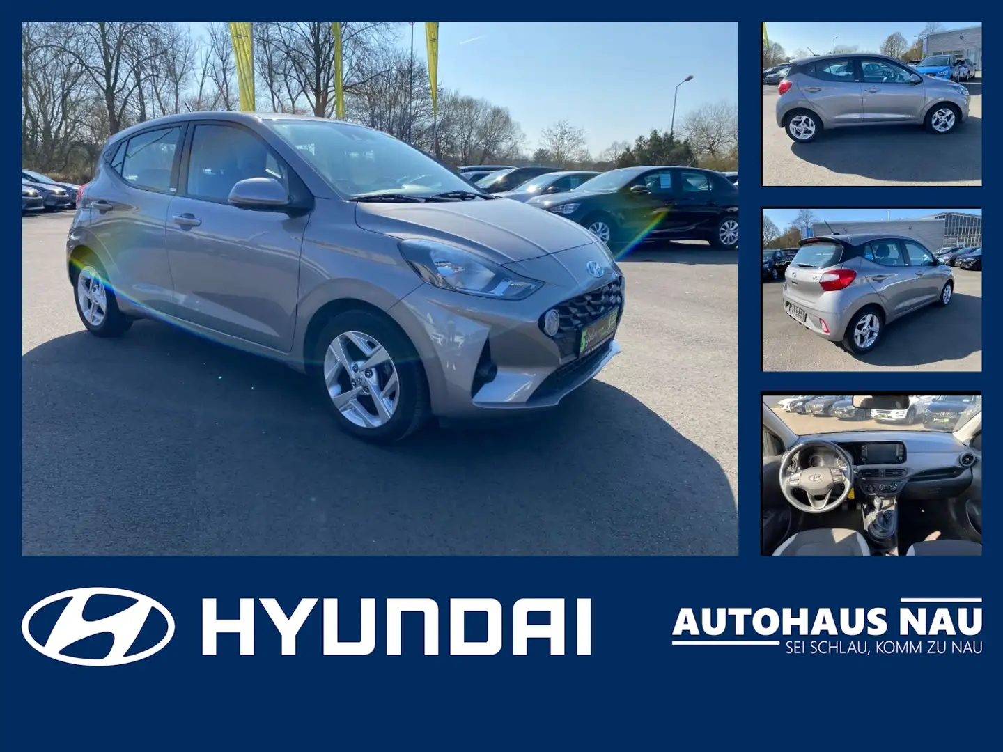 Hyundai i10 1.2 Trend incl. Inspektionspaket BigDeal Beige - 1
