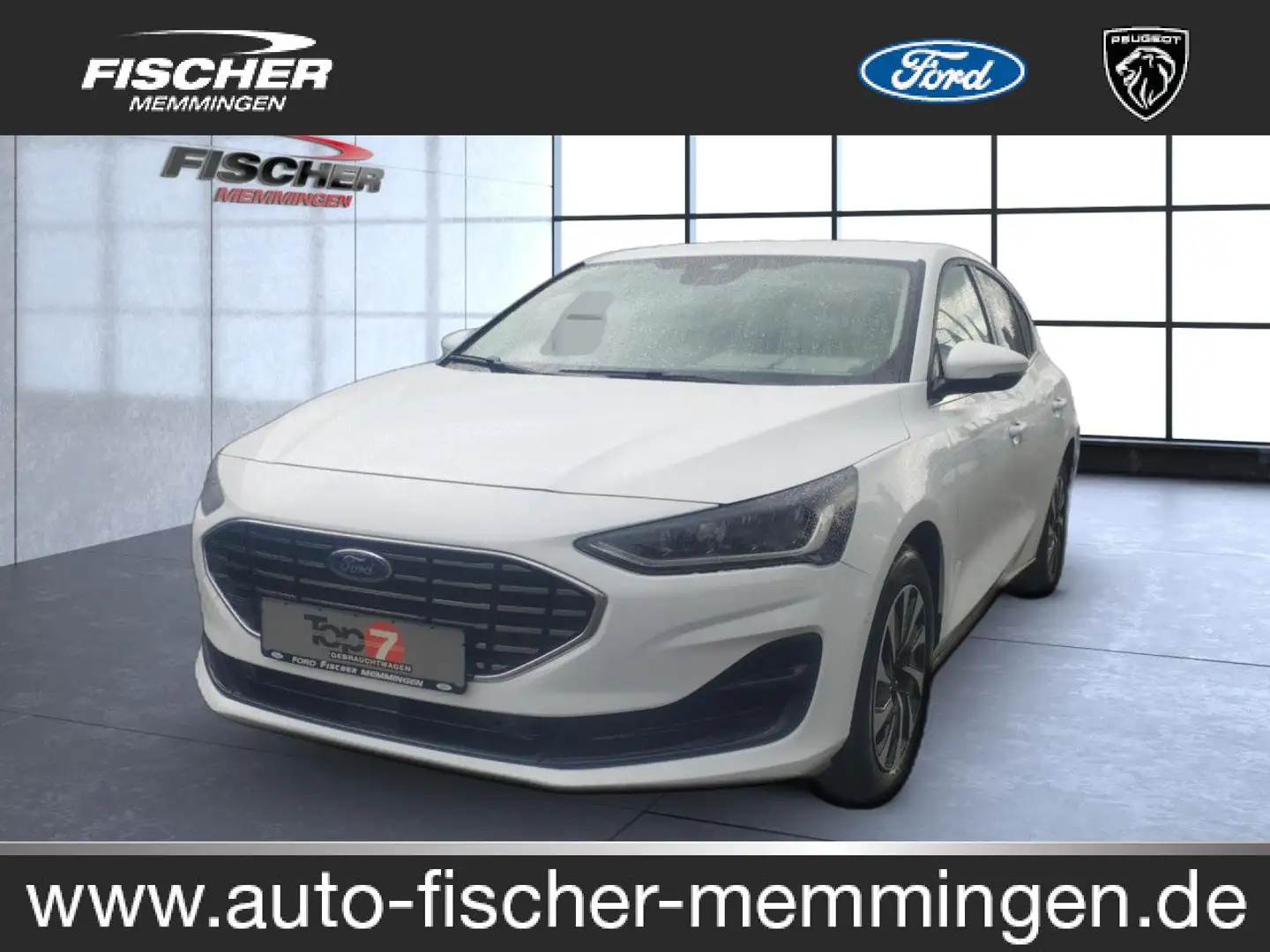 Ford Focus Titanium Bluetooth Navi LED Klima Blanc - 1
