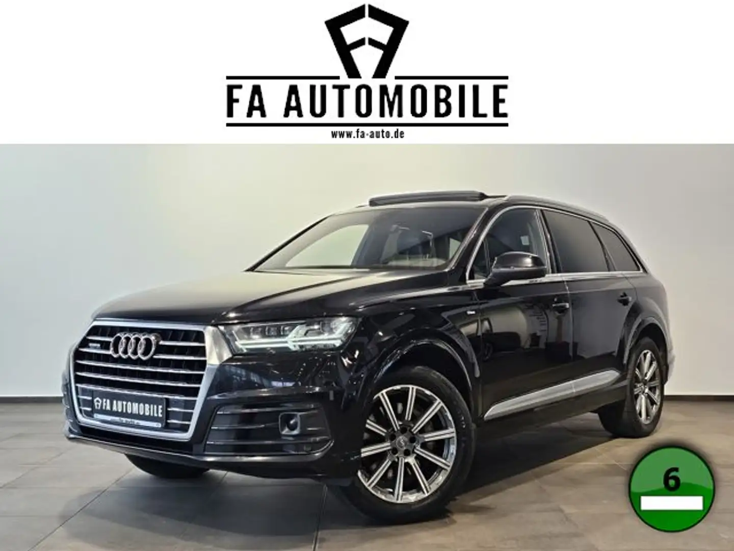 Audi Q7 TFSI 2x S Line 7.Sitz Pano Nachts.B&O 21" Schwarz - 1