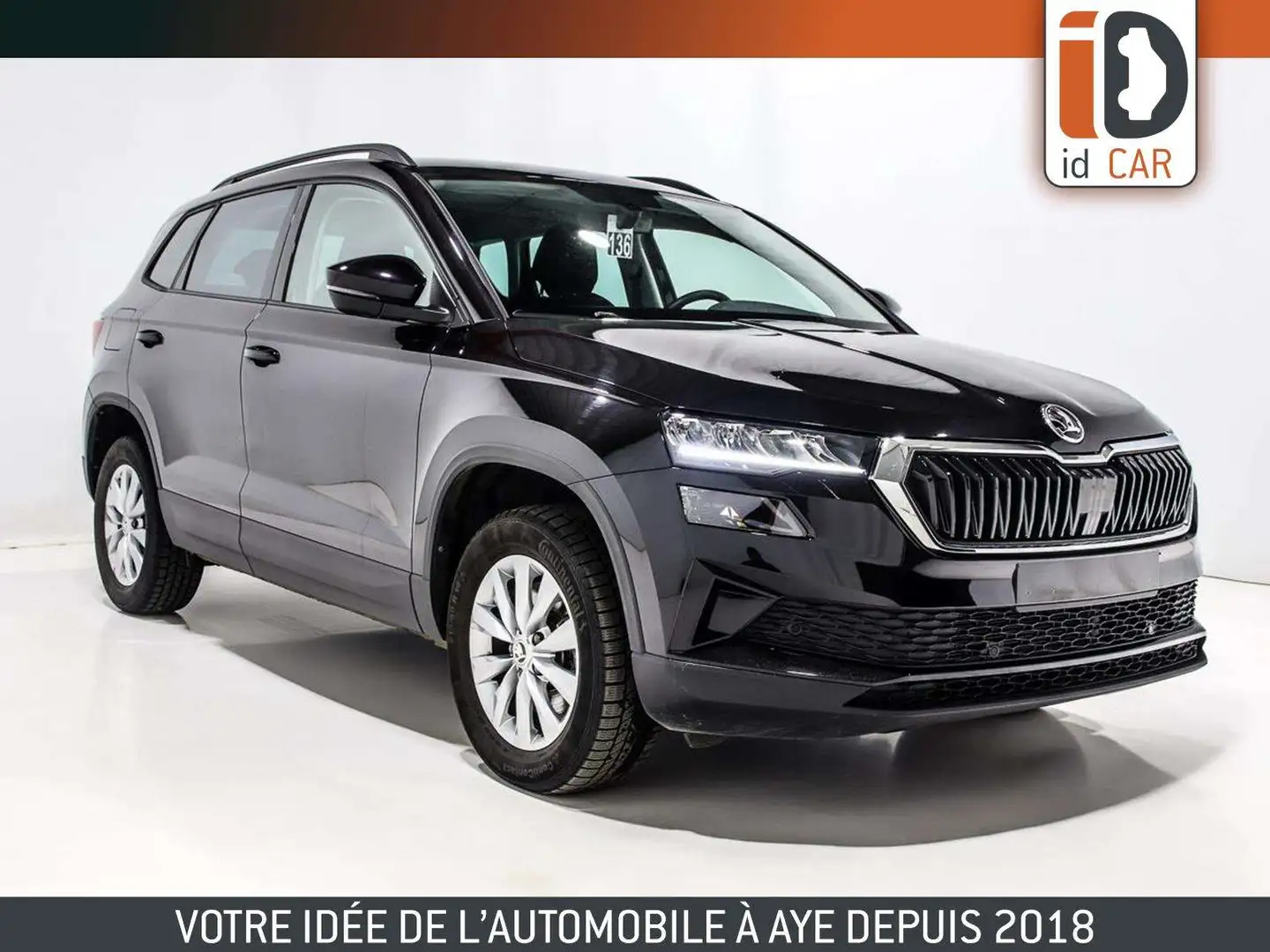 Skoda Karoq 1.5 TSI 150 AMBITION DSG LED GPS CAMERA REGU JA16 Zwart - 1