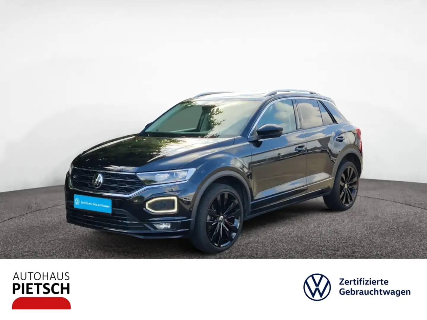 Volkswagen T-Roc 1.5 TSI Active R-Line Panorama LM19 ACC Schwarz - 1