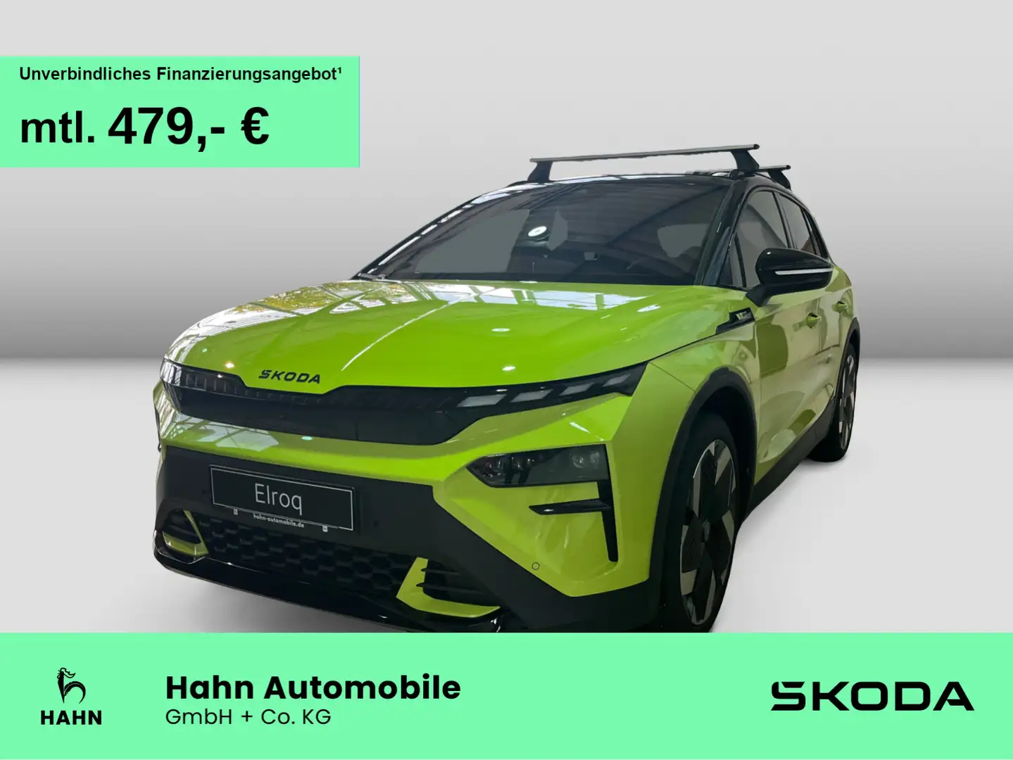 Skoda Elroq RS 4x4 MAXX Wärmepumpe 21" Alu Grün - 1