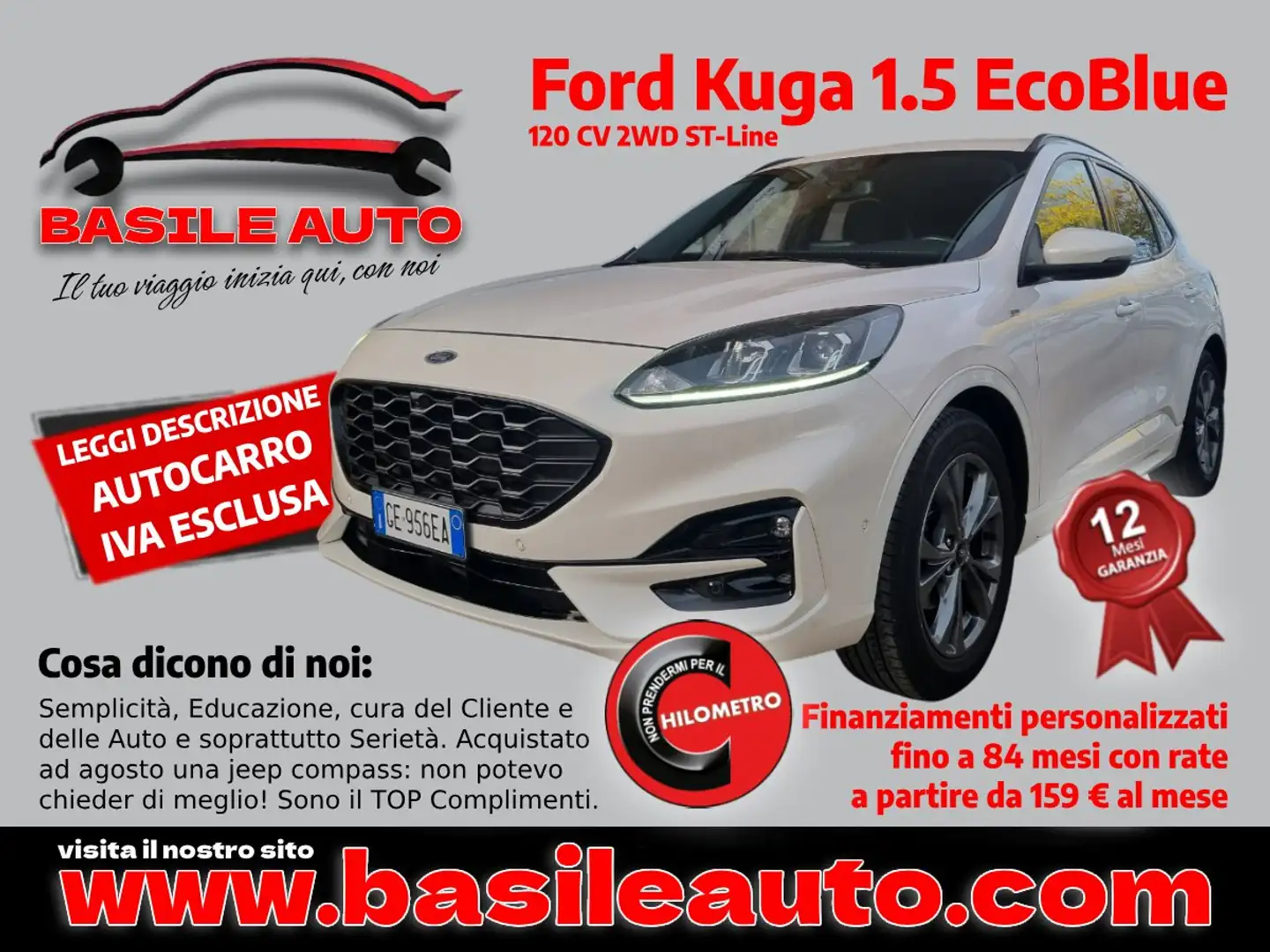 Ford Kuga Kuga III 2020 1.5 ecoblue ST-Line 2wd 120cv - 1