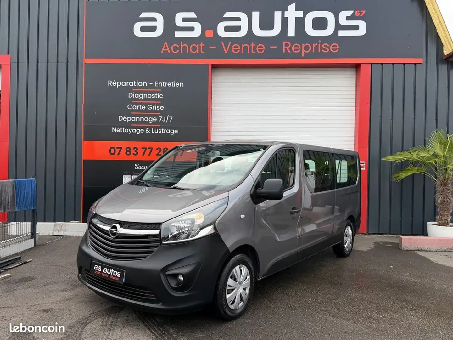 Opel Vivaro Combi L2 1.6 CDTI 125CV BI TURBO LONG 9 PLACES MINI BUS Gris - 1