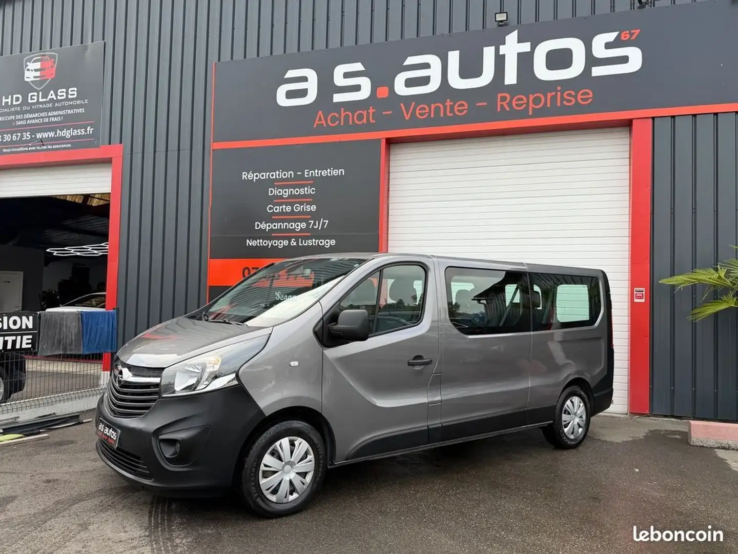 Opel Vivaro Combi L2 1.6 CDTI 125CV BI TURBO LONG 9 PLACES MINI BUS Gris - 2