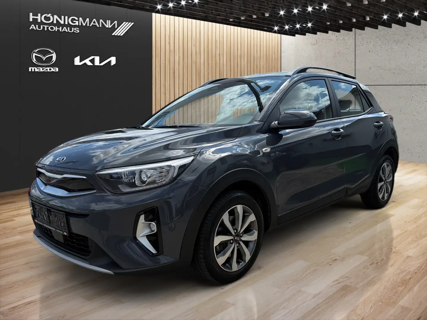 Kia Stonic 1,0 TGDI GPF ISG Silber Grijs - 1