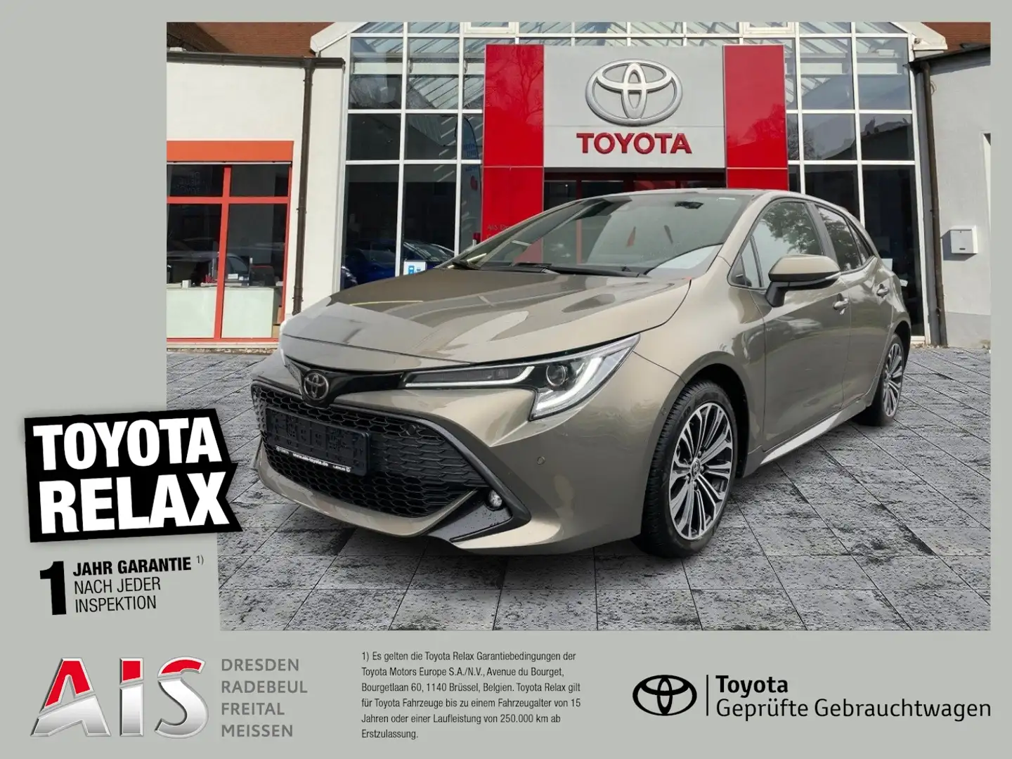 Toyota Corolla 1.2T Team D ACC*KAM*DAB*SHZ*Totwinkel Brun - 1