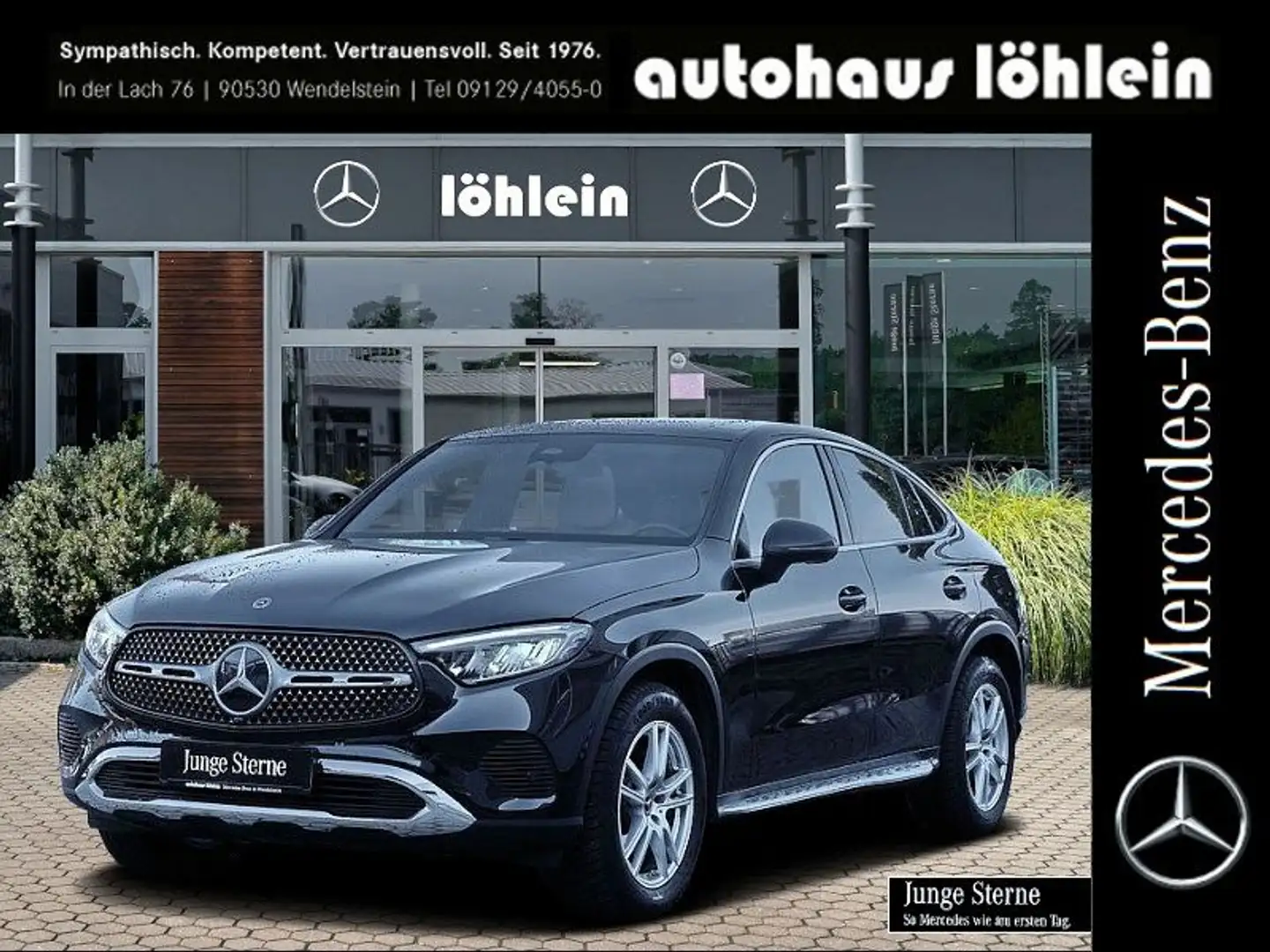 Mercedes-Benz GLC 220 d 4M PANO+AHK+KAM+LEDER-BEIGE+LED Schwarz - 1