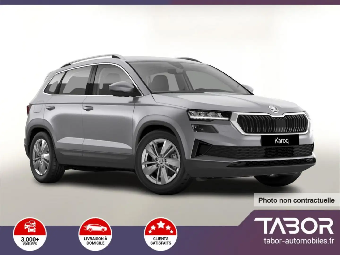 Skoda Karoq TDI 150 DSG Selec GPS LED WinterP Ezüst - 1