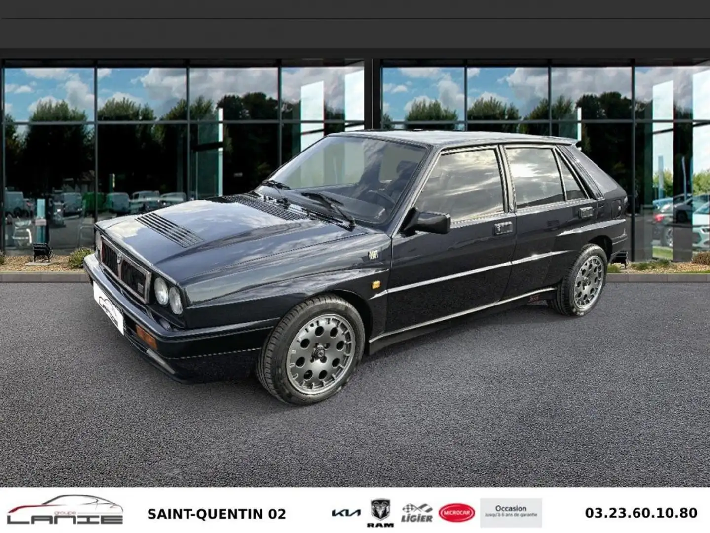 Lancia Delta 2.0 HF Turbo 16V Integrale 200 cv Noir - 2