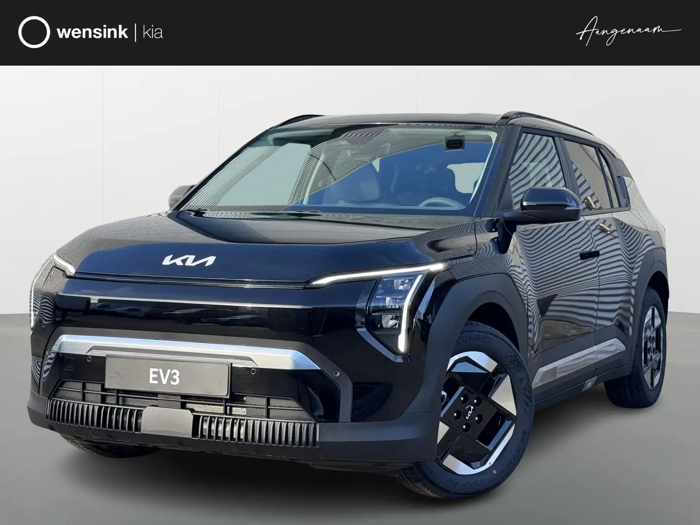 Kia EV3 Plus 58.3 kWh | Tijdelijk Kia inruilpremie € 3000, Zwart - 1