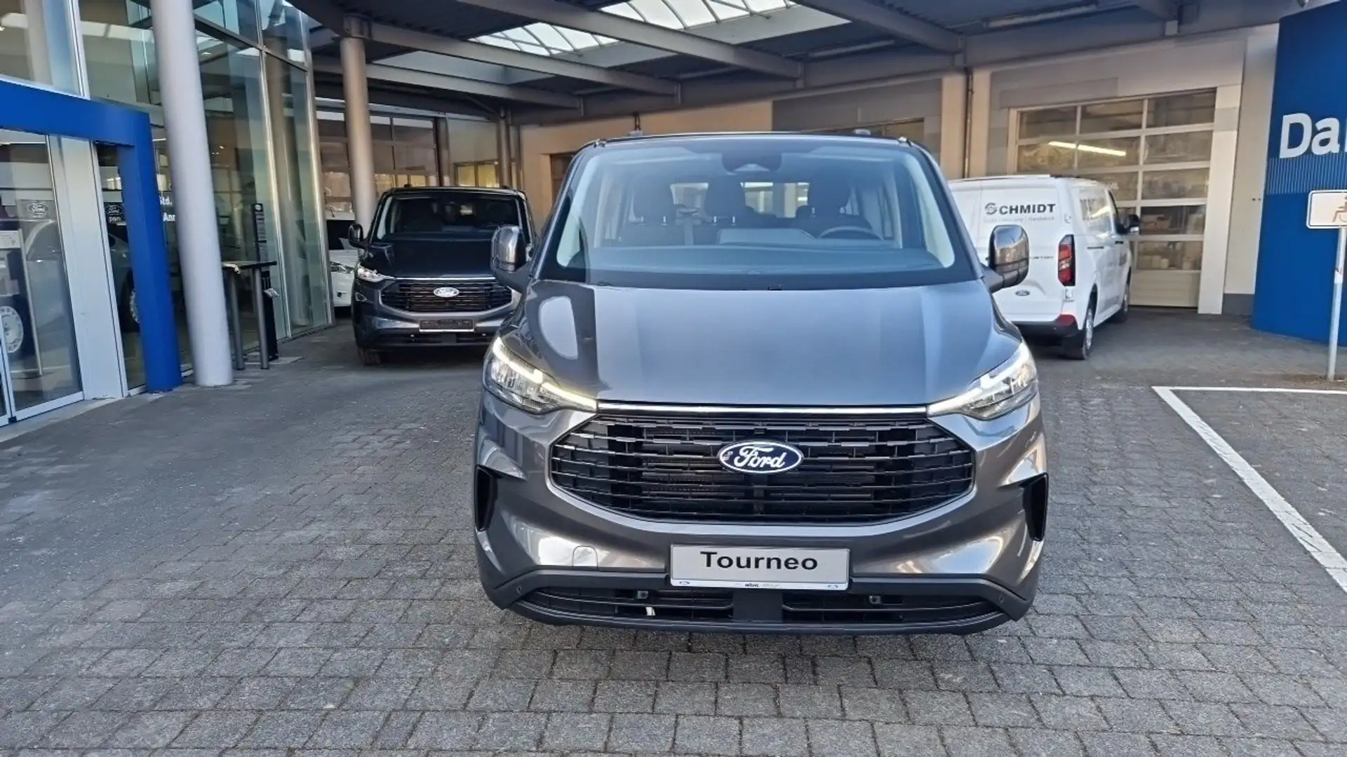 Ford Tourneo Custom Bus 320 L1 Tourneo Trend FWD  Klima hi. Gris - 2