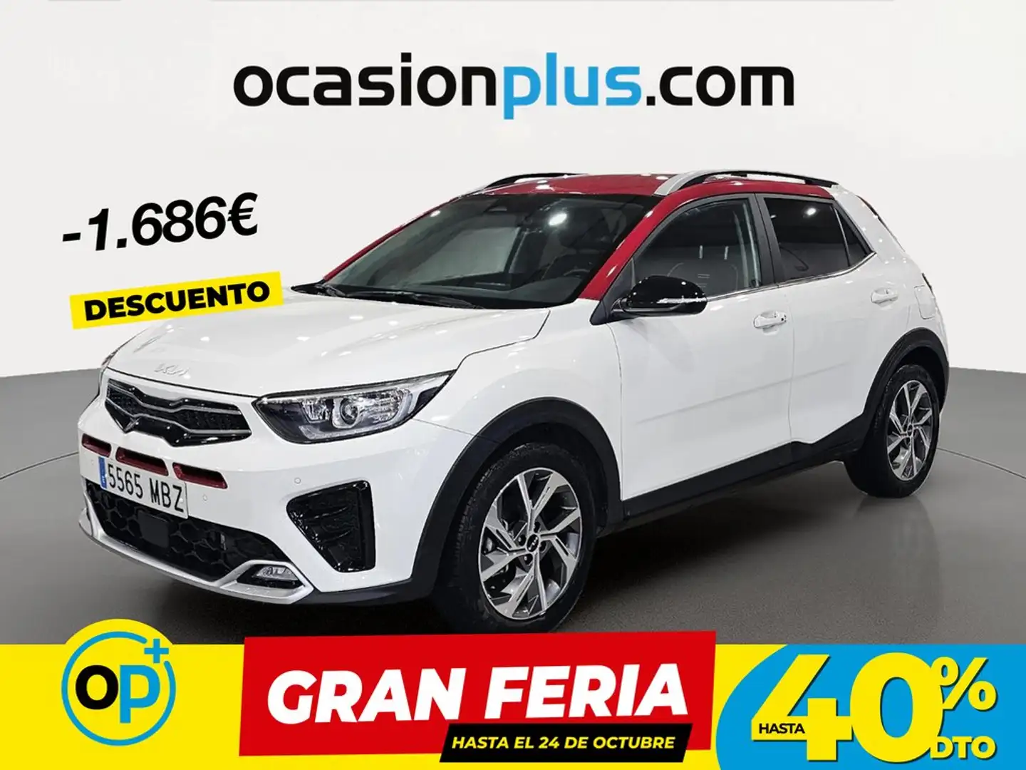 Kia Stonic 1.0 T-GDi MHEV GT Line 100 Blanco - 1