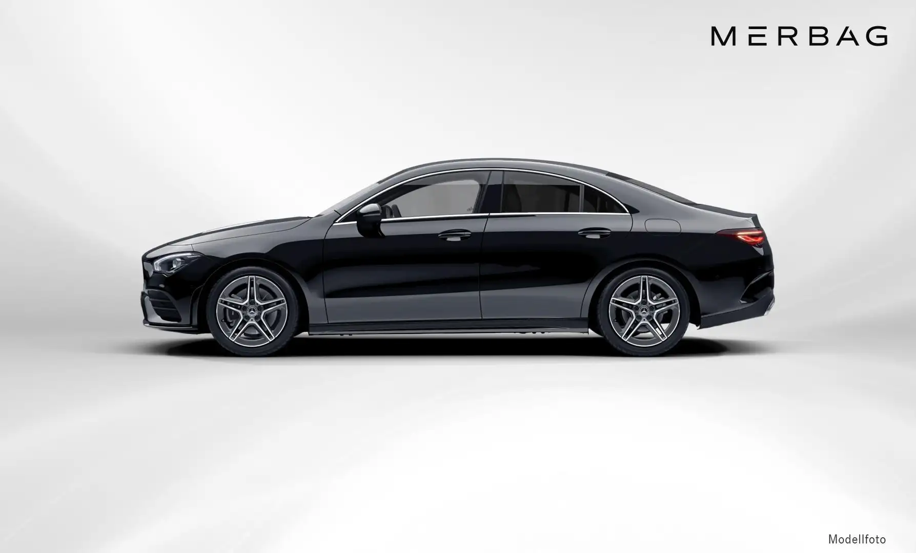 Mercedes-Benz CLA 200 Coupé AMG Line Schwarz - 2