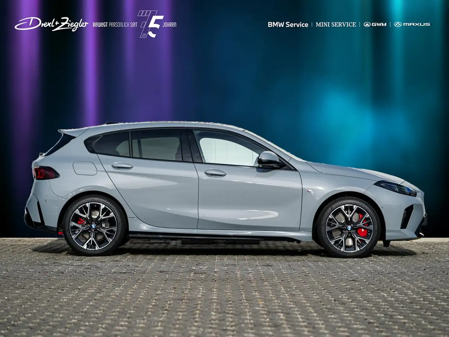 BMW 123 xDrive M-Sport PRO AHK PANO AdLED KoZg 4ZKlima Grau - 2