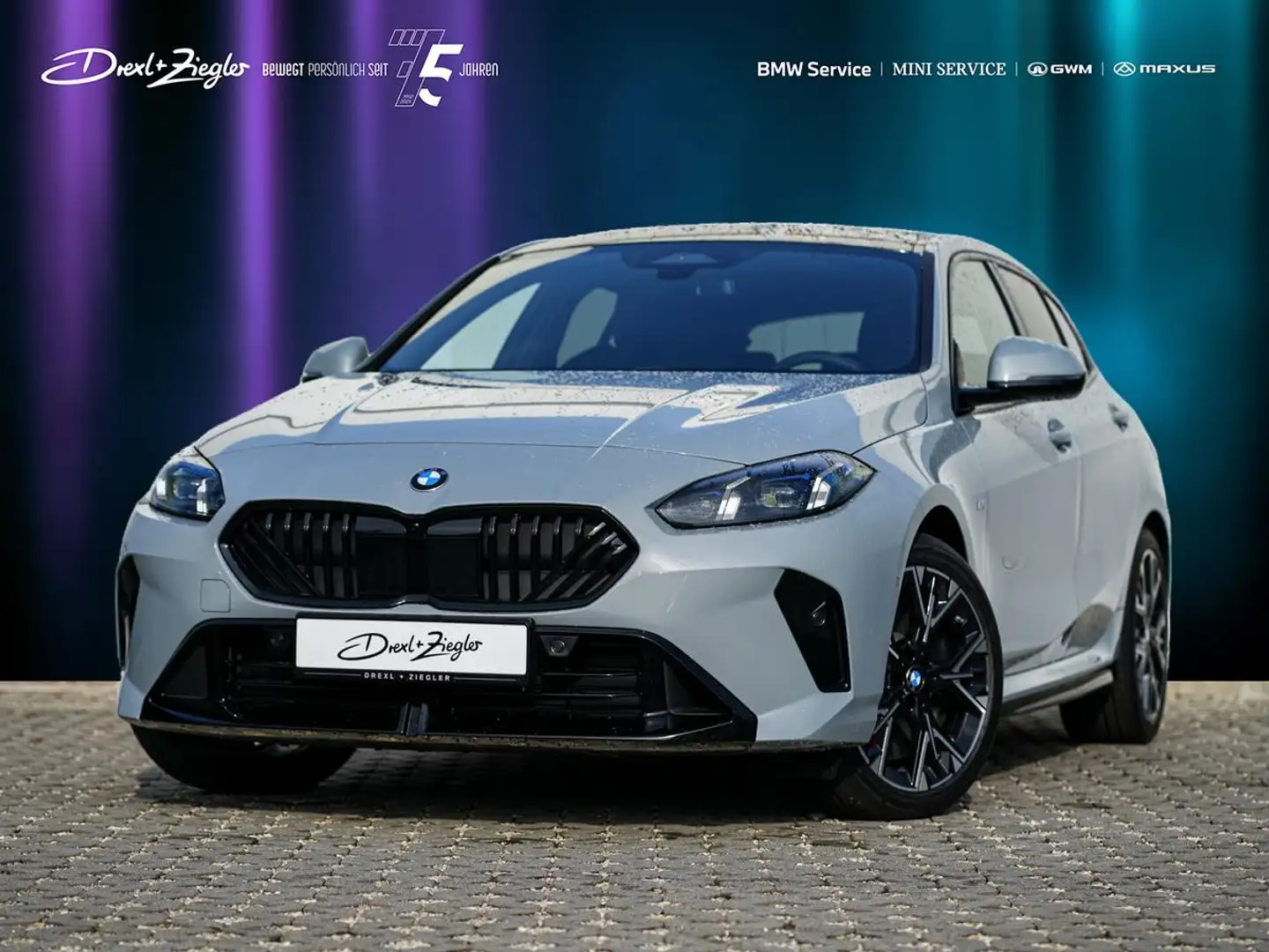 BMW 123 xDrive M-Sport PRO AHK PANO AdLED KoZg 4ZKlima Grau - 1