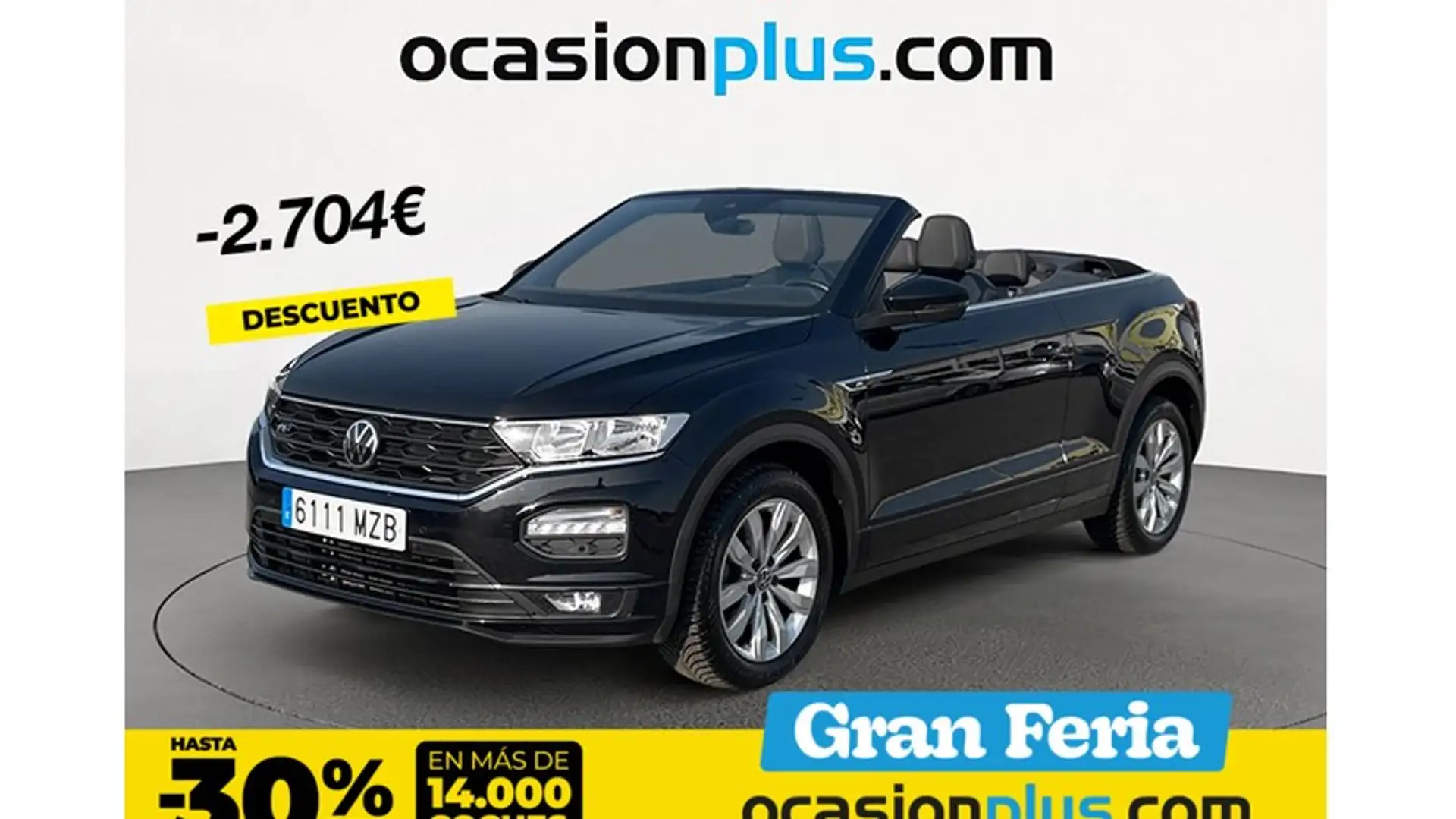 Volkswagen T-Roc Cabrio 1.5 TSI R-Line DSG7 Zwart - 1