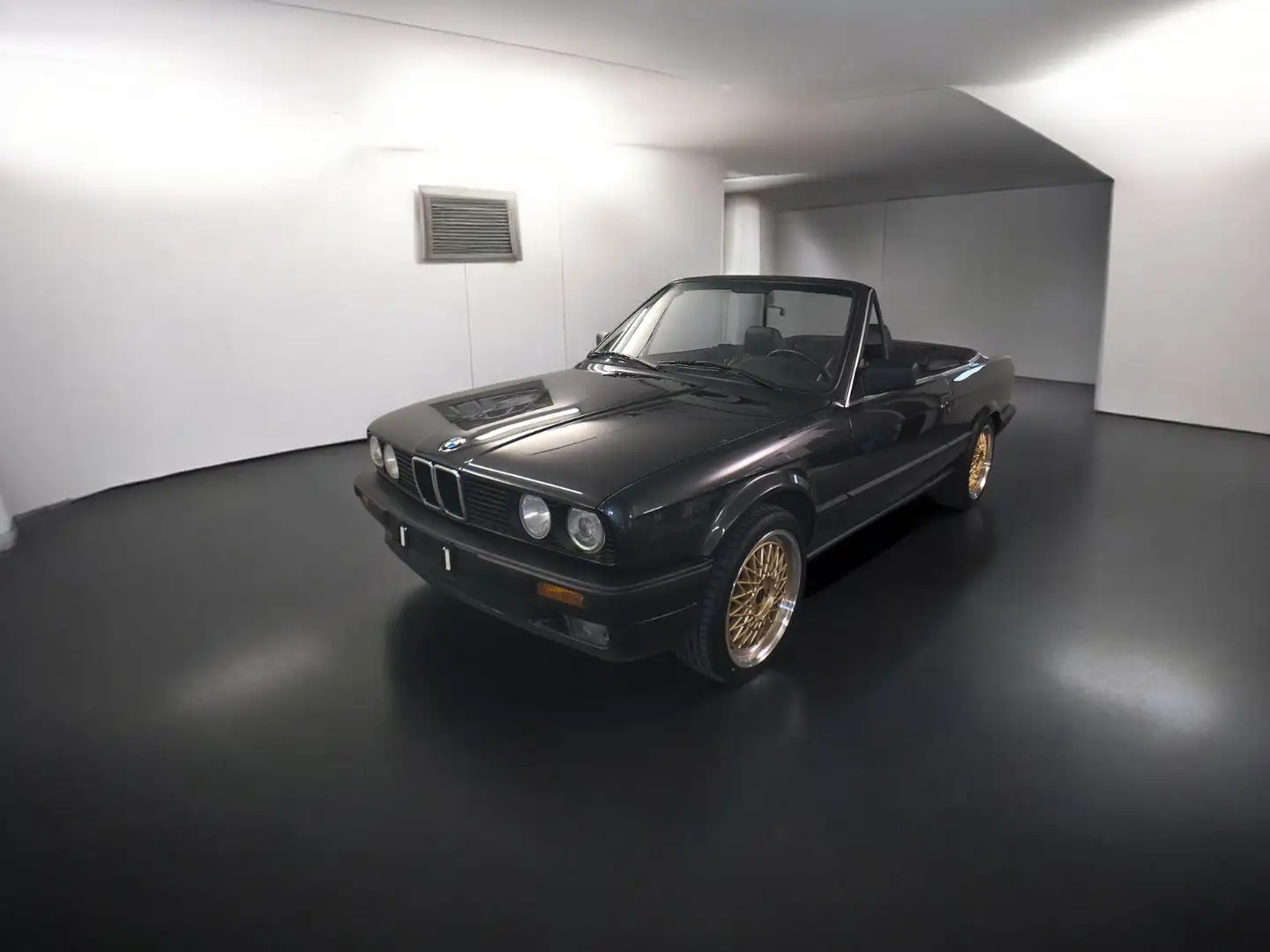 BMW 318 i Cabrio TOP ZUSTAND Leder/Alcantara Noir - 1