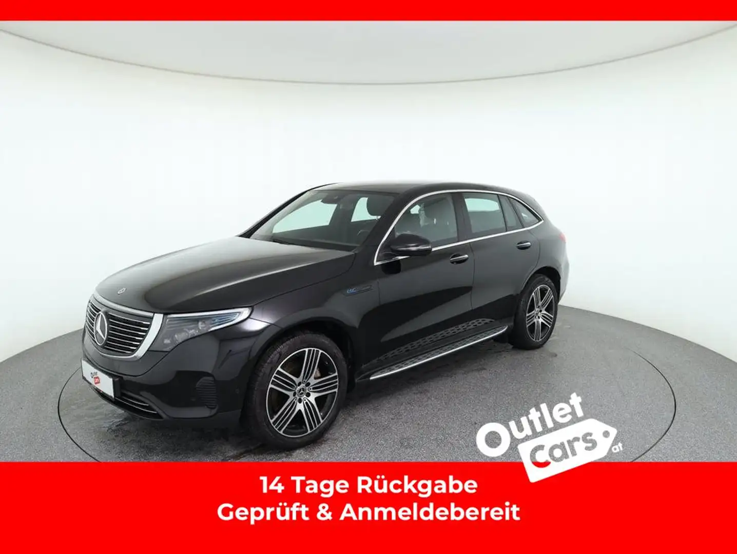 Mercedes-Benz EQC 400 4Matic LED+NAVI+RFK+el.Heck+DynLicht+PDC Schwarz - 1