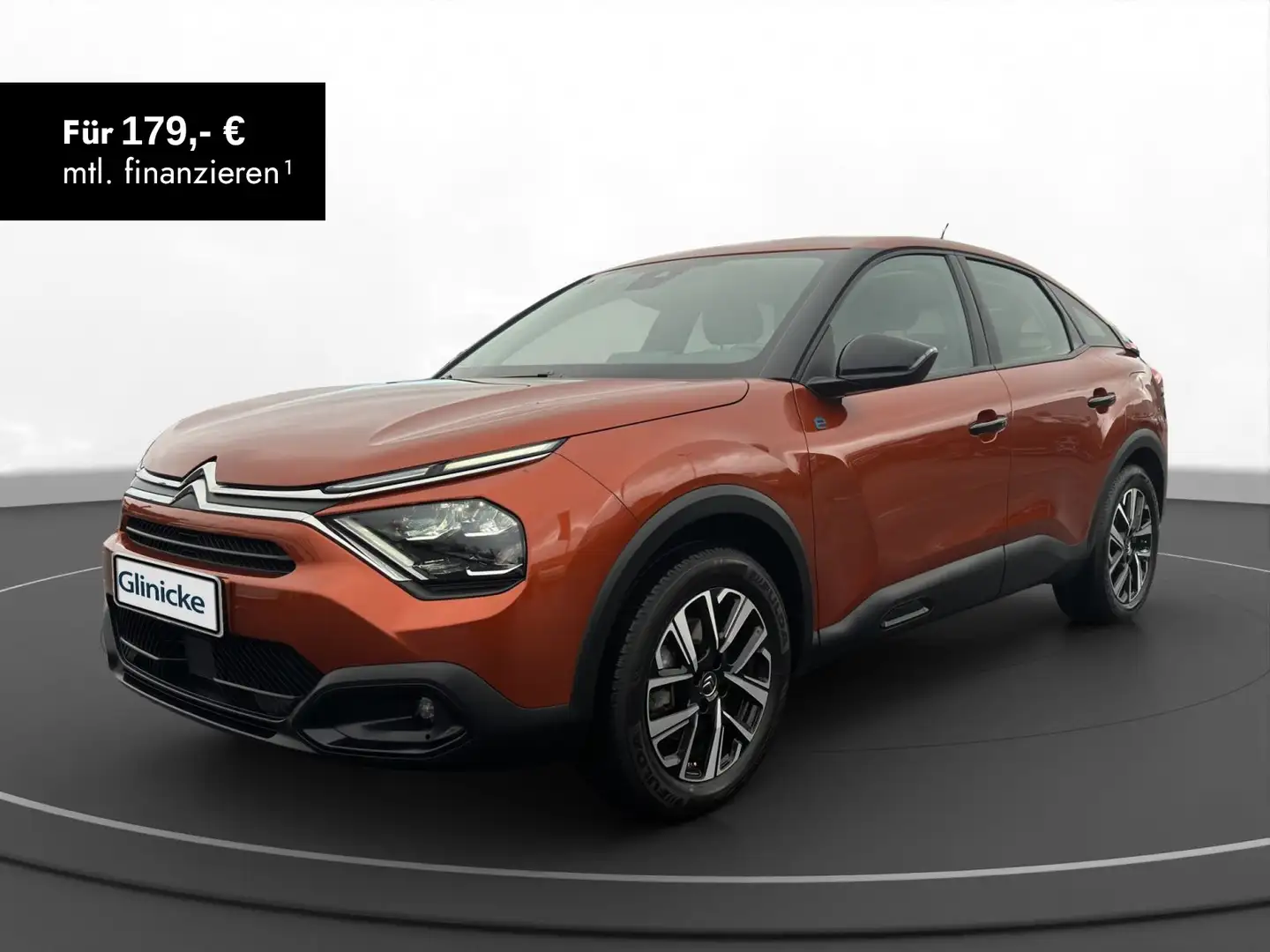 Citroen C4 Elektro 98,9% Feel Kälte Paket ACC PDC Orange - 1