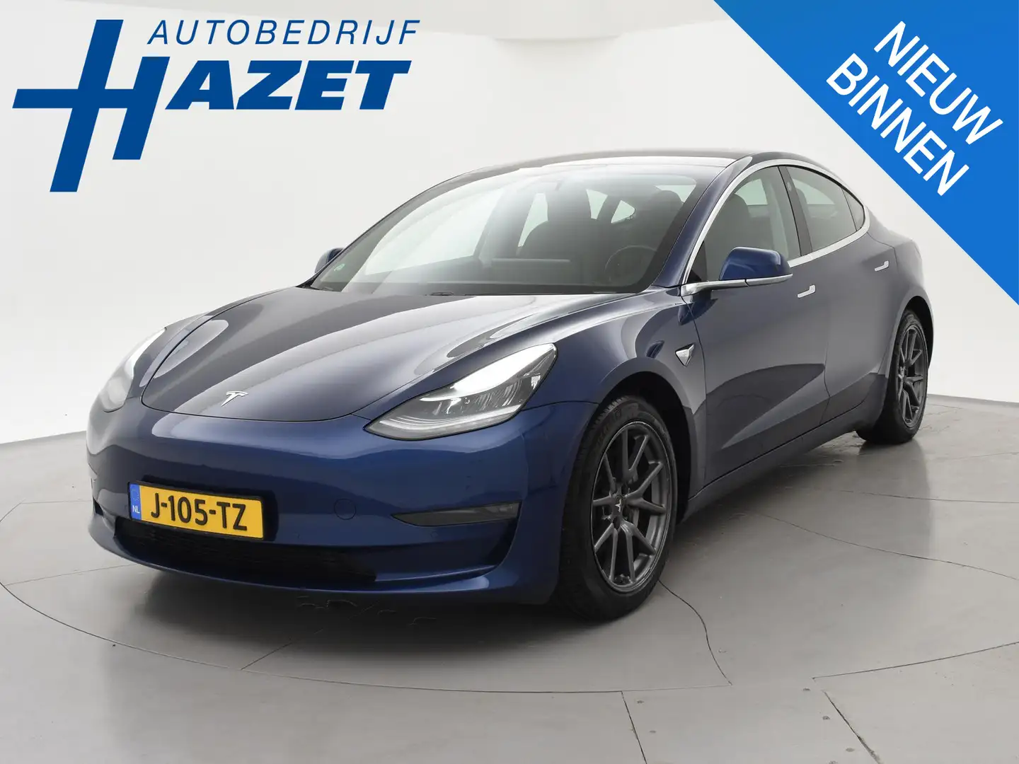 Tesla Model 3 LONG RANGE RWD 75 kWh + PANORAMA | LEDER | STOELVE Bleu - 1