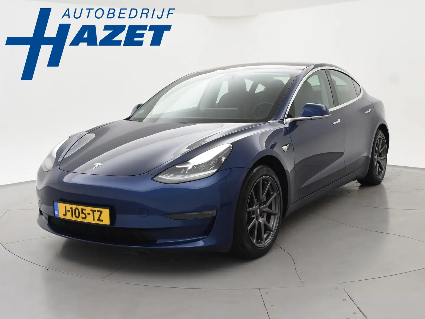 Tesla Model 3 LONG RANGE RWD 75 kWh + PANORAMA | LEDER | STOELVE Blau - 1