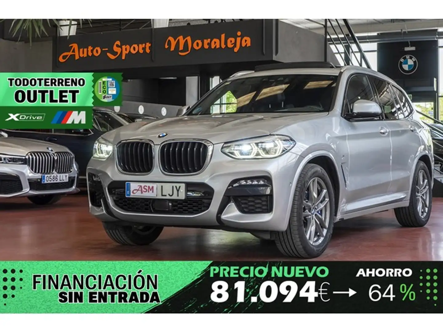 BMW X3 xDrive 20dA Ezüst - 1