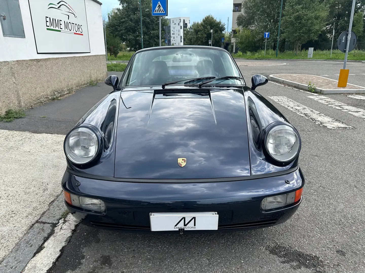 Porsche 911 964 CARRERA 2 CABRIO - ASI - NAV/ARIACONDIZIONATA/ Blauw - 2