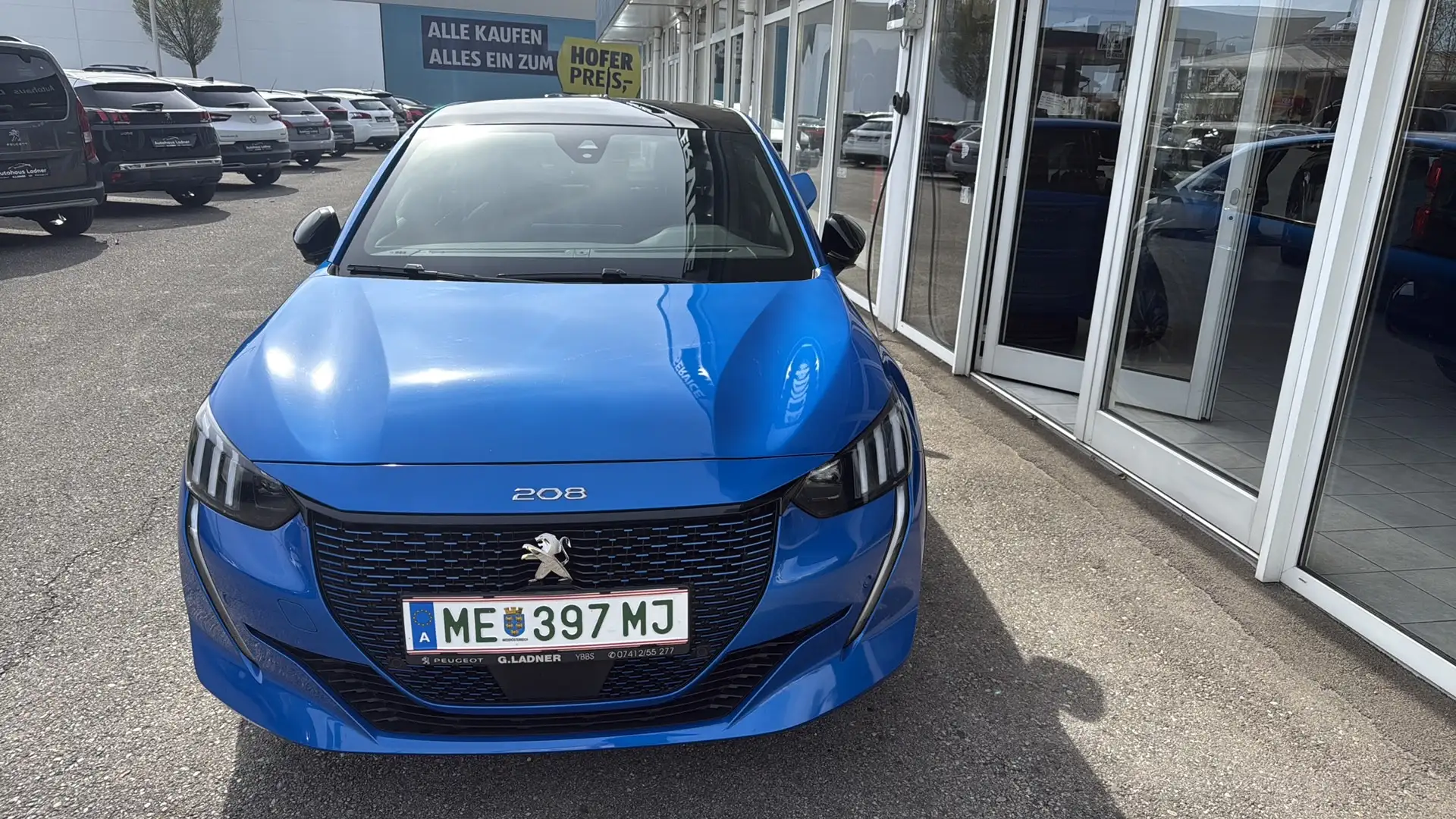 Peugeot 208 e-208 GT 50kWh Blau - 2
