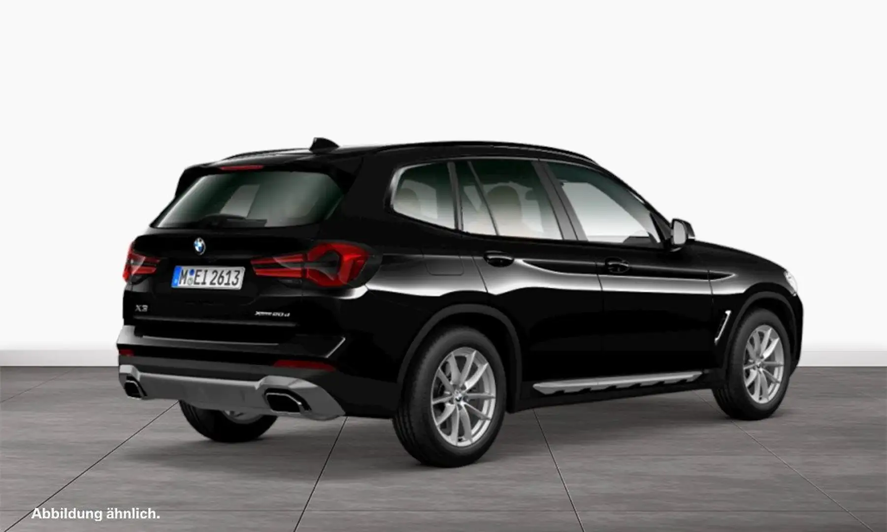 BMW X3 xDrive20d Schwarz - 2