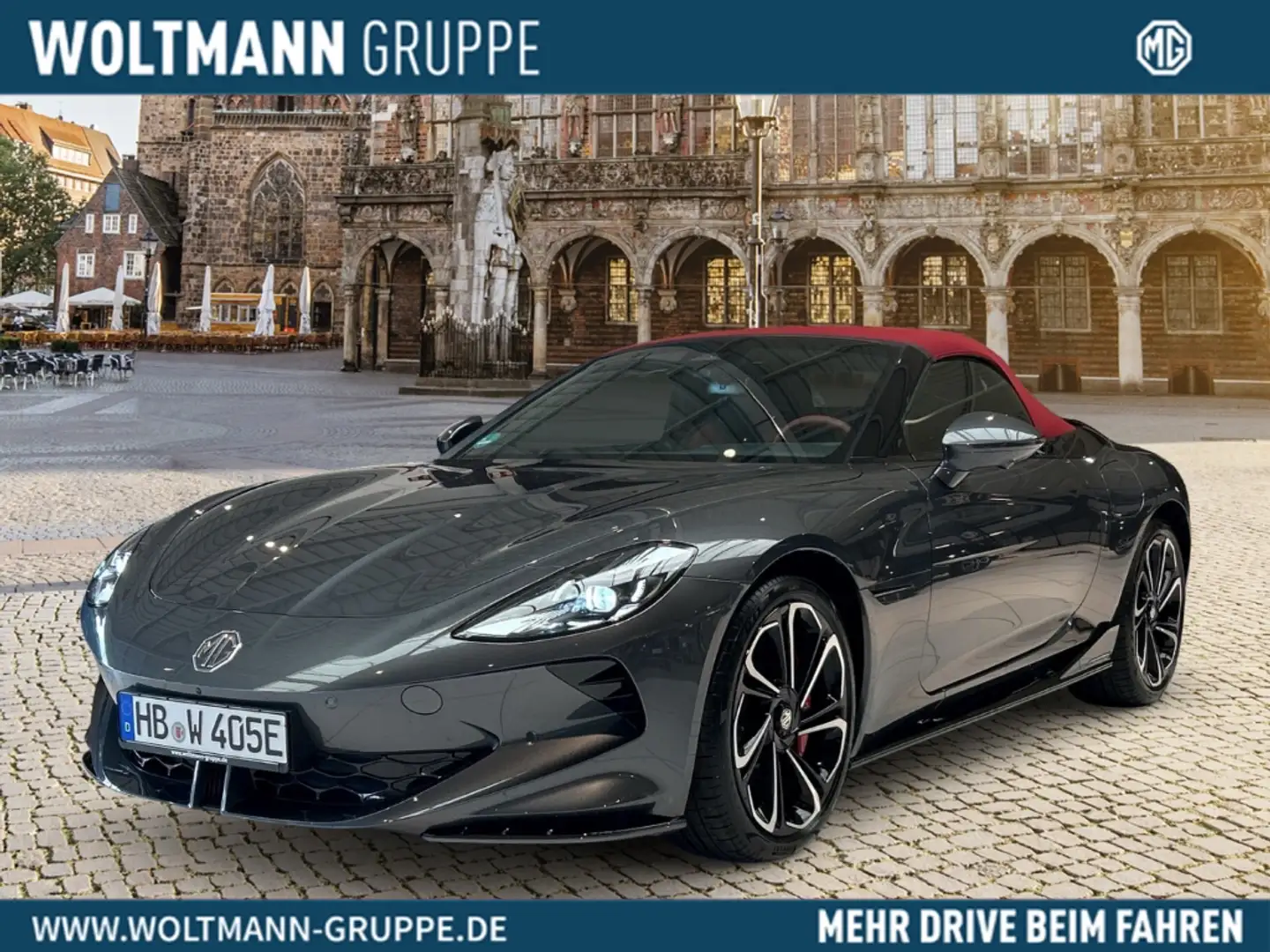 MG Cyberster Single Motor 340PS elektr. Scherentüren Roadster Zilver - 1