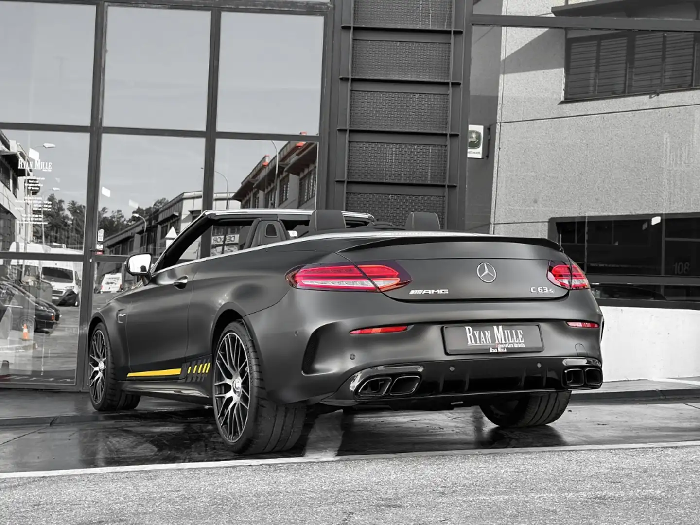 Mercedes-Benz C 63 AMG Cabrio S Speedshift MCT 9G Gris - 2