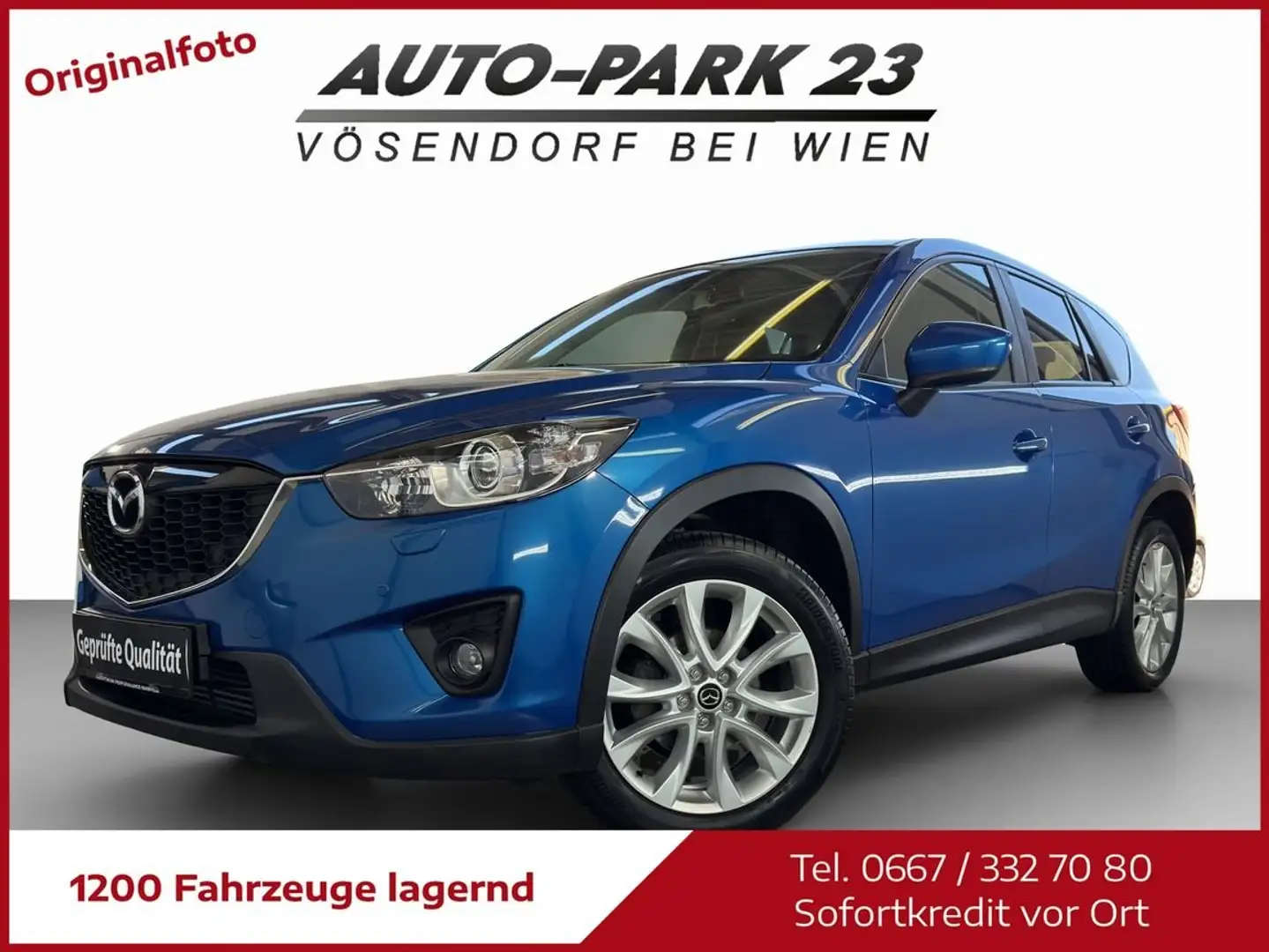 Mazda CX-5 CX-5 2,2CTDI AWD Revolution Aut.*KAMER*NAVI*LEDER Blau - 1