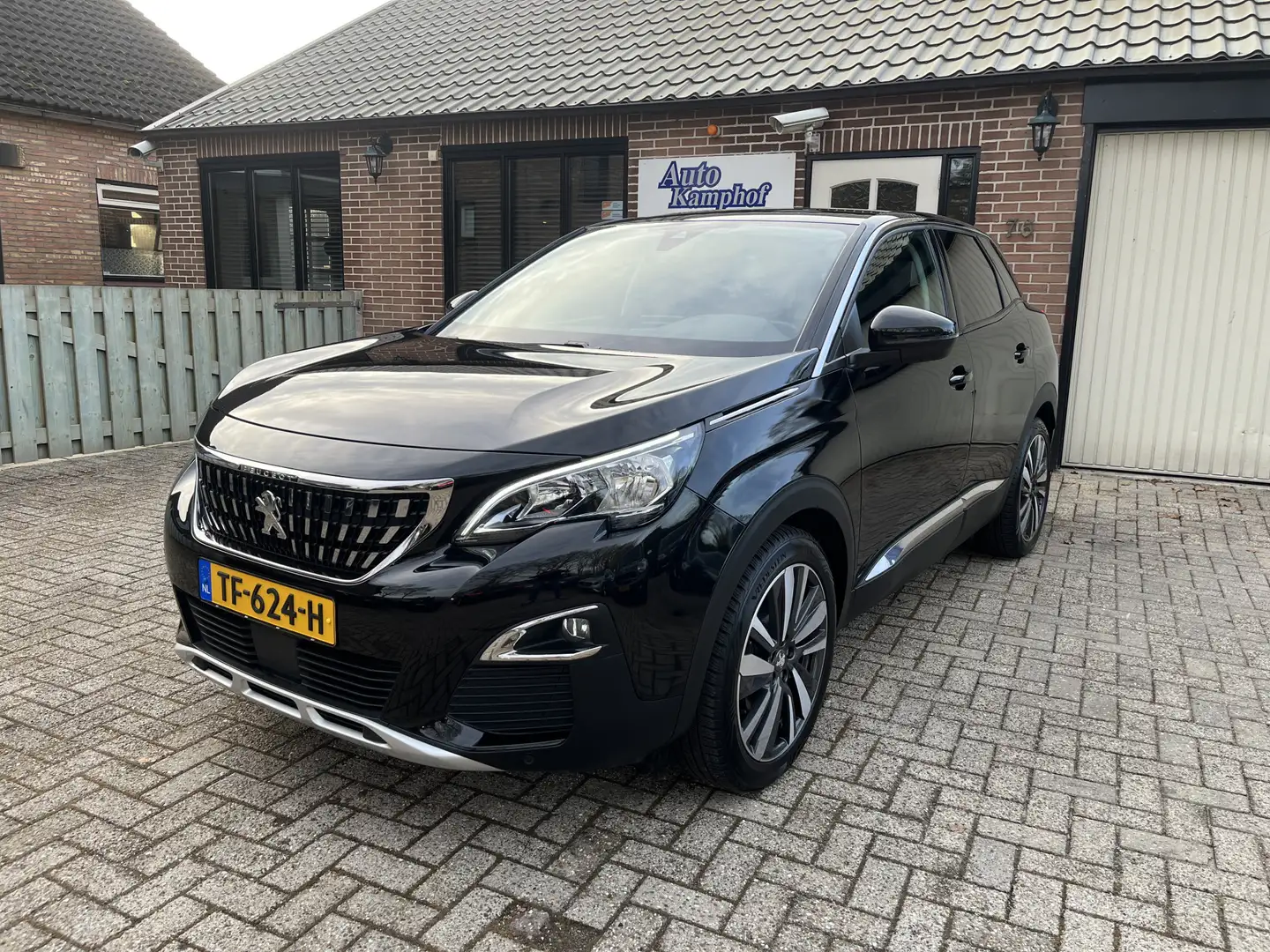 Peugeot 3008 1.2 PureTech Blue Lease Premium Leer Trekhaak Schwarz - 2