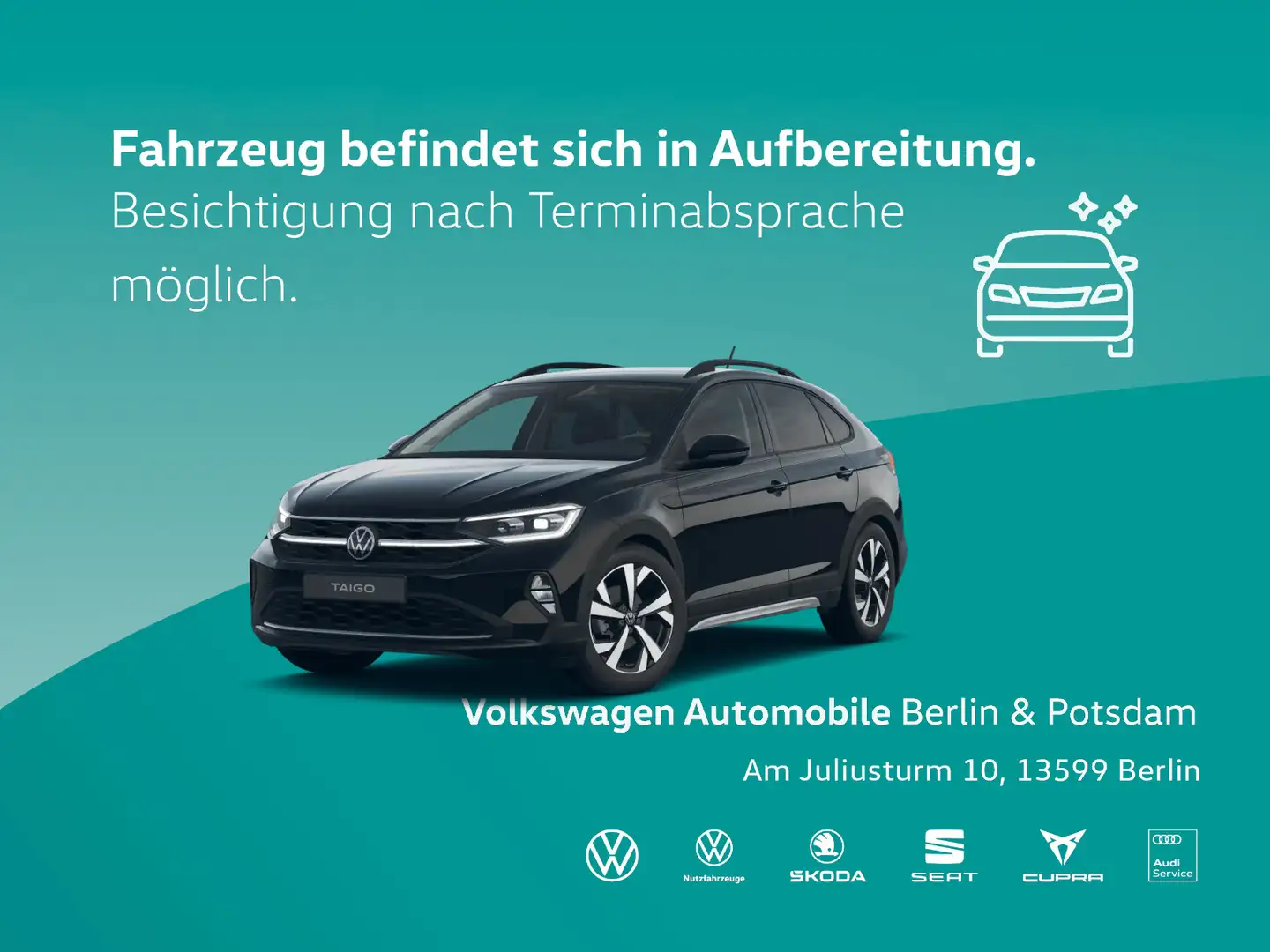 Volkswagen Taigo 1.0 TSI Style DSG Navi LED ACC IQ Paket Schwarz - 2