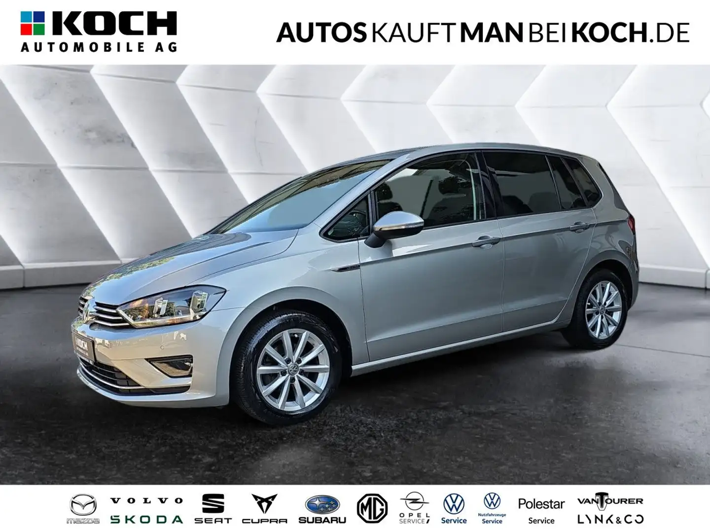 Volkswagen Golf Sportsvan 1.2 TSI DSG Lounge PDC SHZ AHK Argent - 1