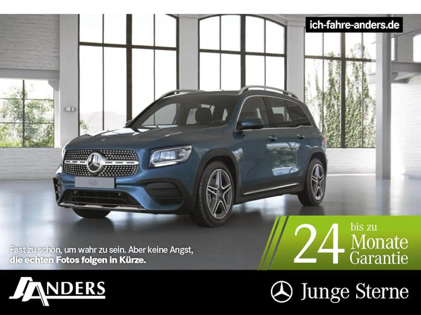 Mercedes-Benz GLB 200 d AMG+MBUX+7-Sitze+SHZ+PDC+EASY-P+Apple Blauw - 1